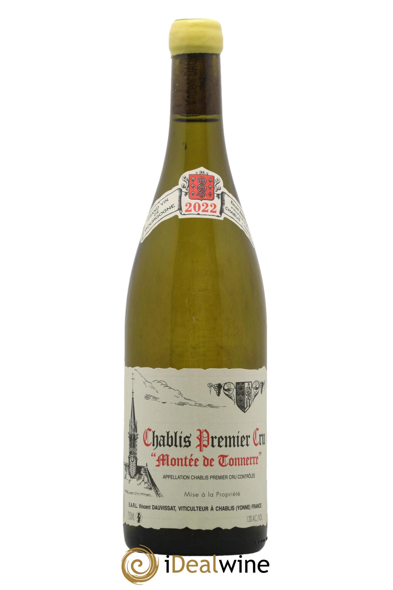 Chablis 1er Cru Montée de Tonnerre Vincent Dauvissat (Domaine) 2022 - Lot de 1 bouteille - 0