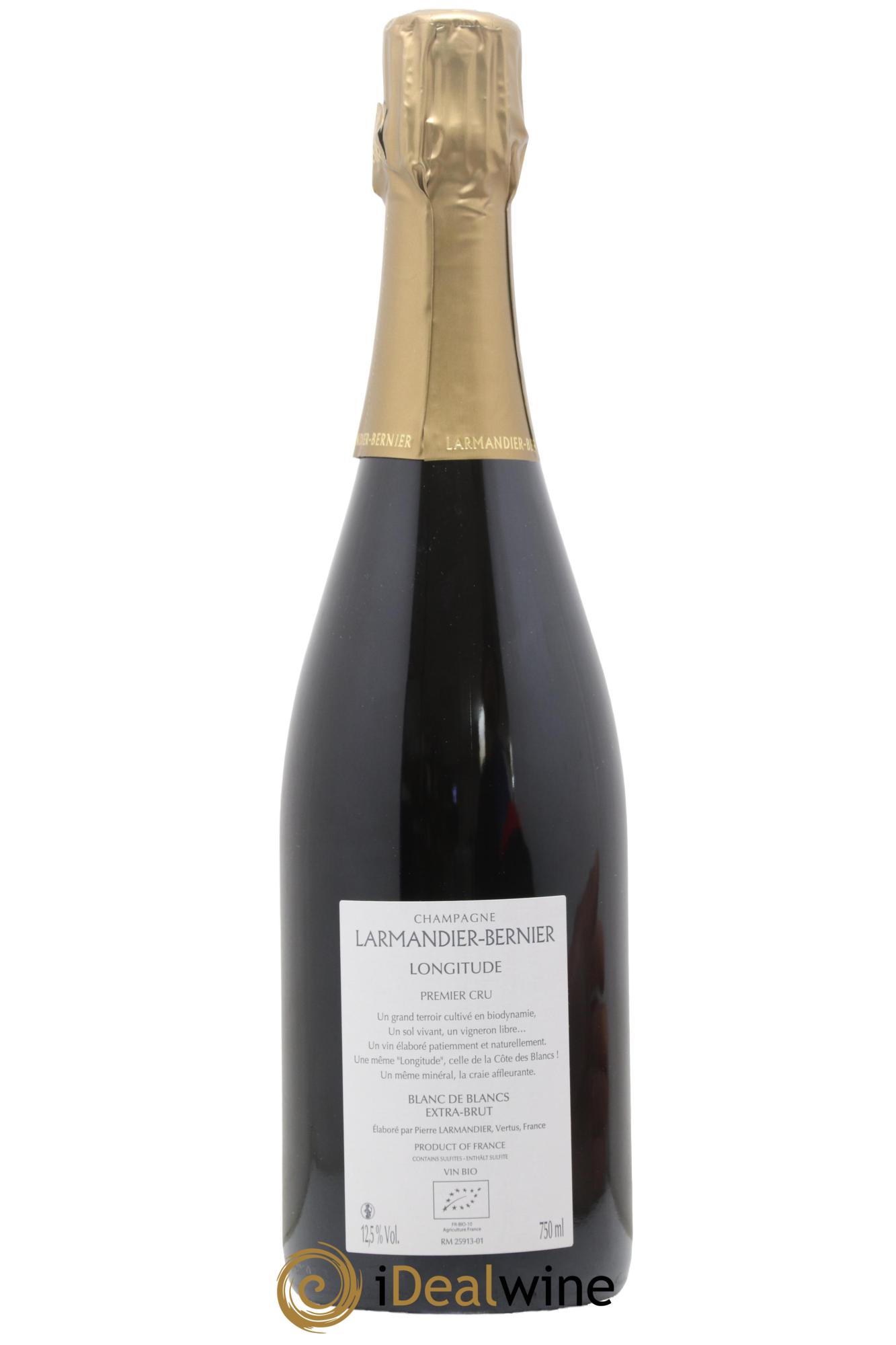 Longitude Blanc de Blancs 1er Cru Extra-Brut Larmandier-Bernier - Lot of 1 bottle - 1