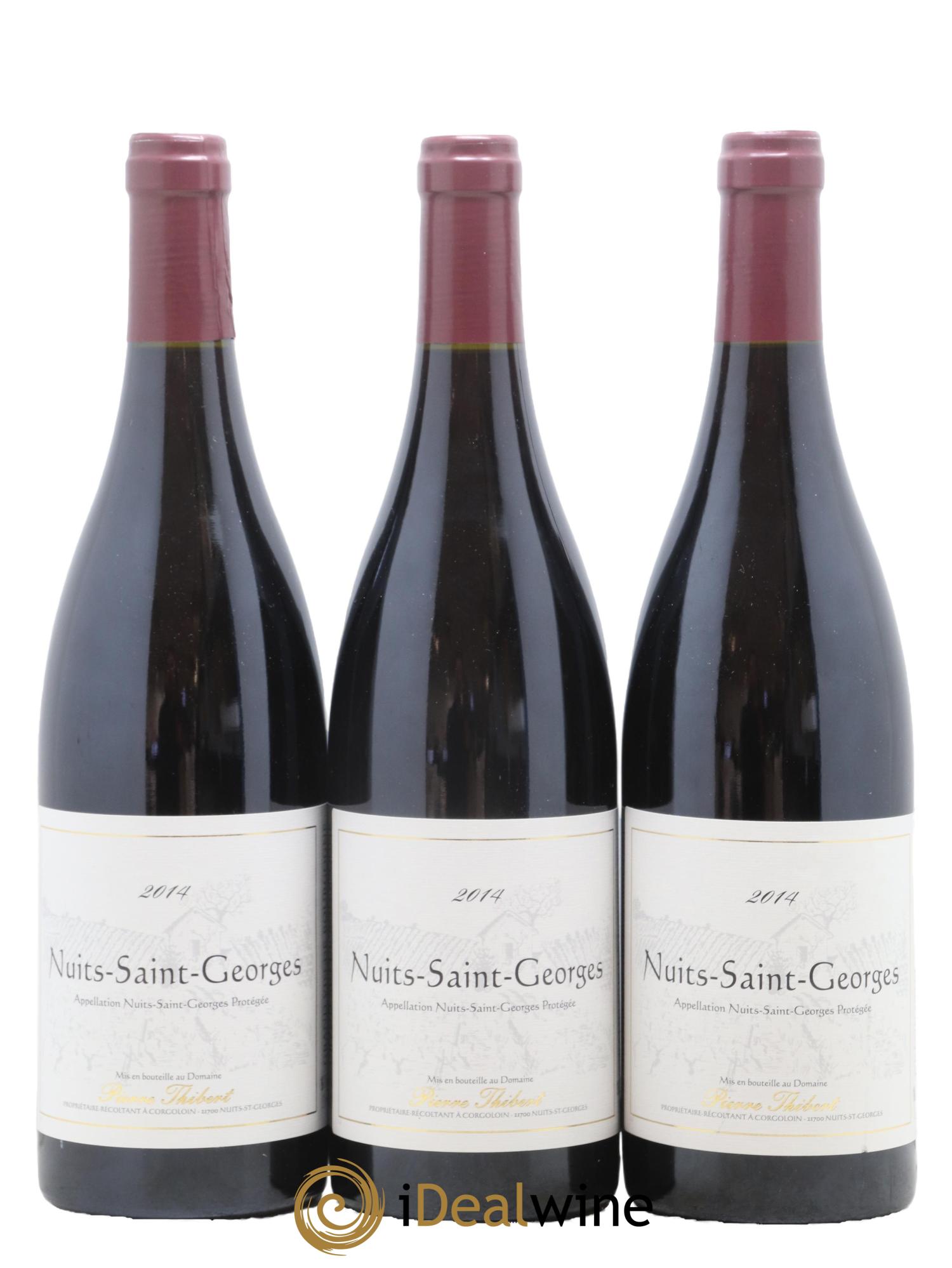 Nuits-Saint-Georges Pierre Thibert 2014 - Lot de 3 bouteilles - 0