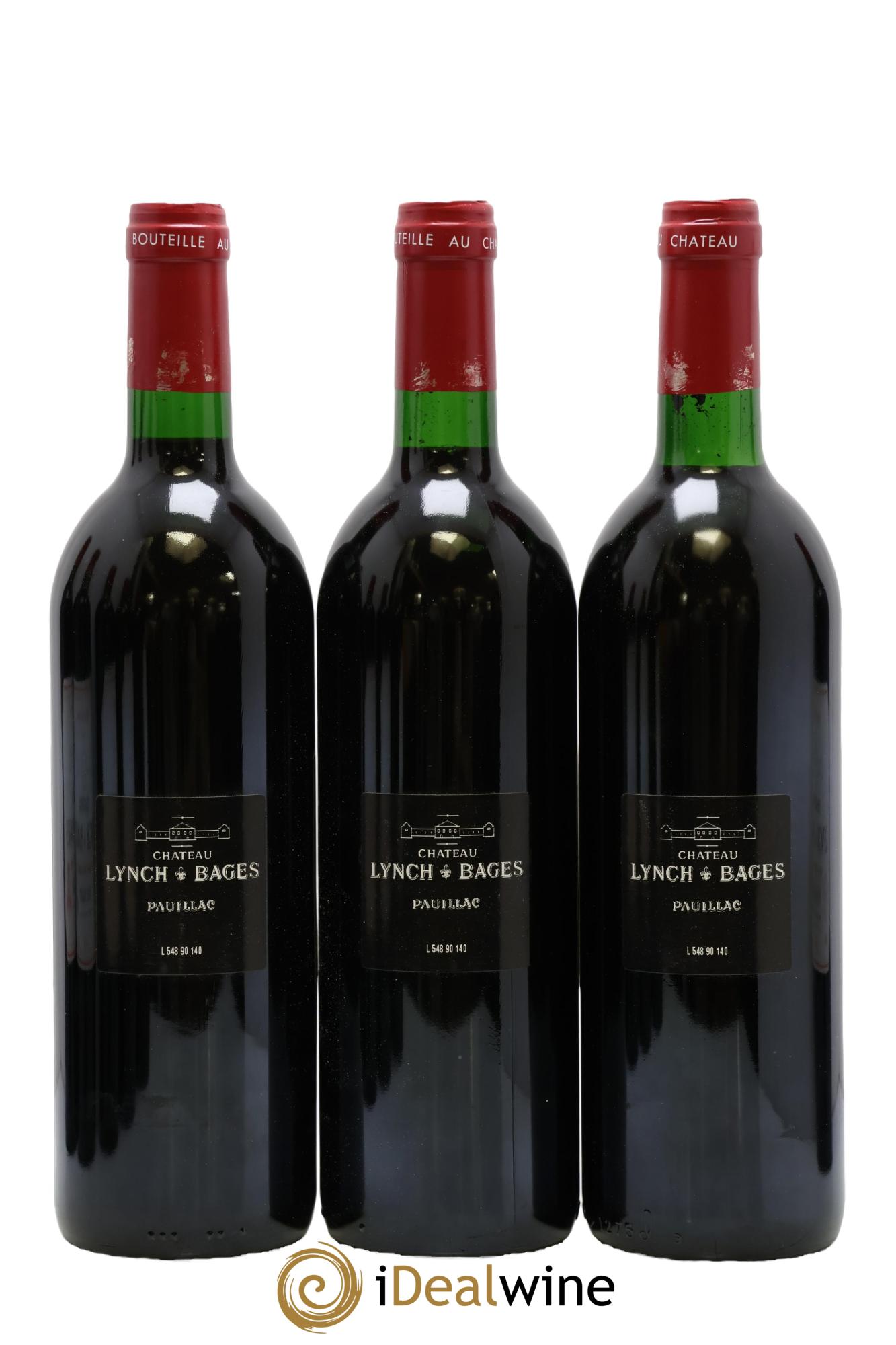 Château Lynch Bages 5ème Grand Cru Classé 1990 - Lot of 12 bottles - 4