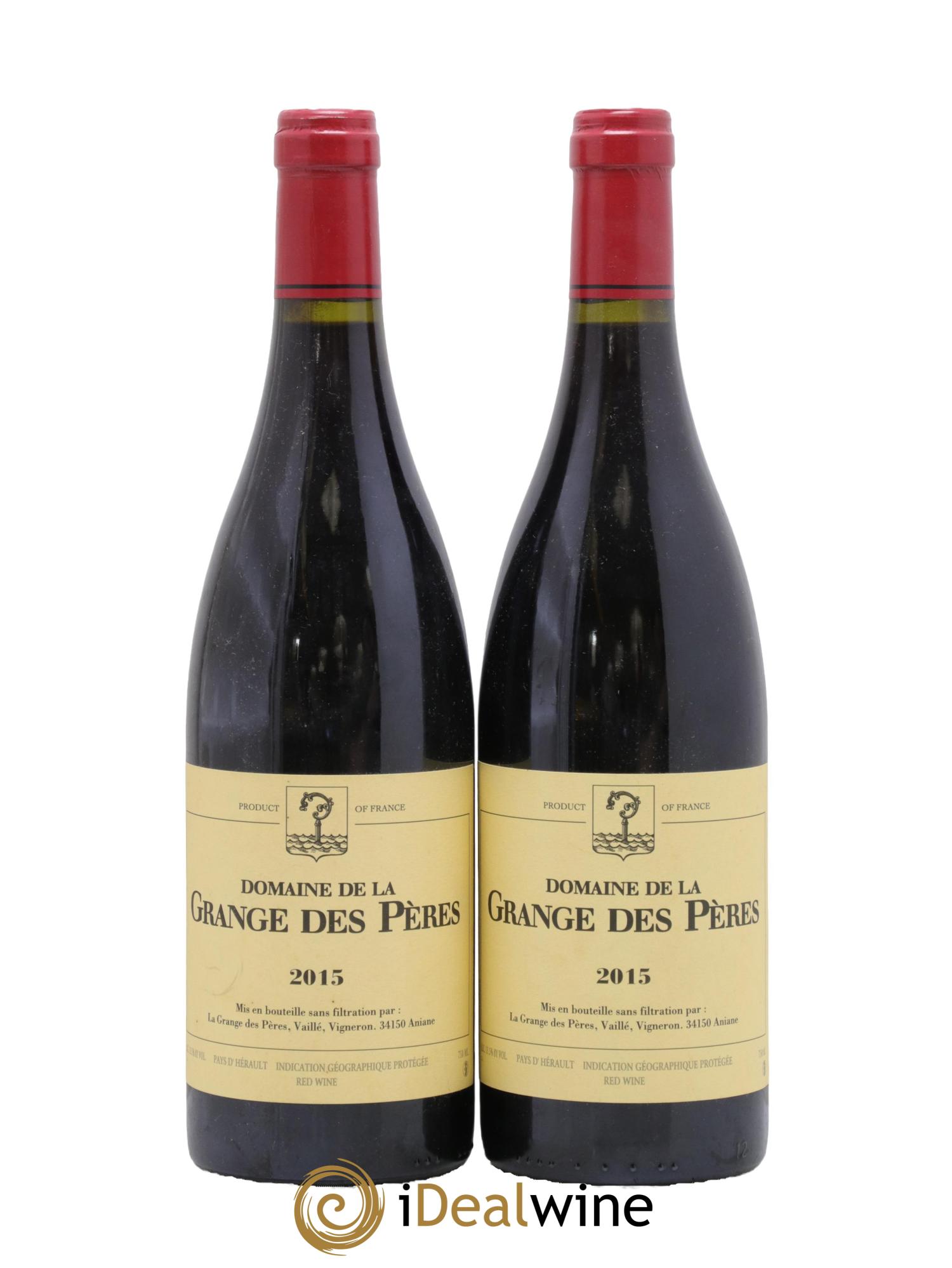 Pays d'Hérault Grange des Pères Laurent Vaillé 2015 - Lot de 2 bouteilles - 0