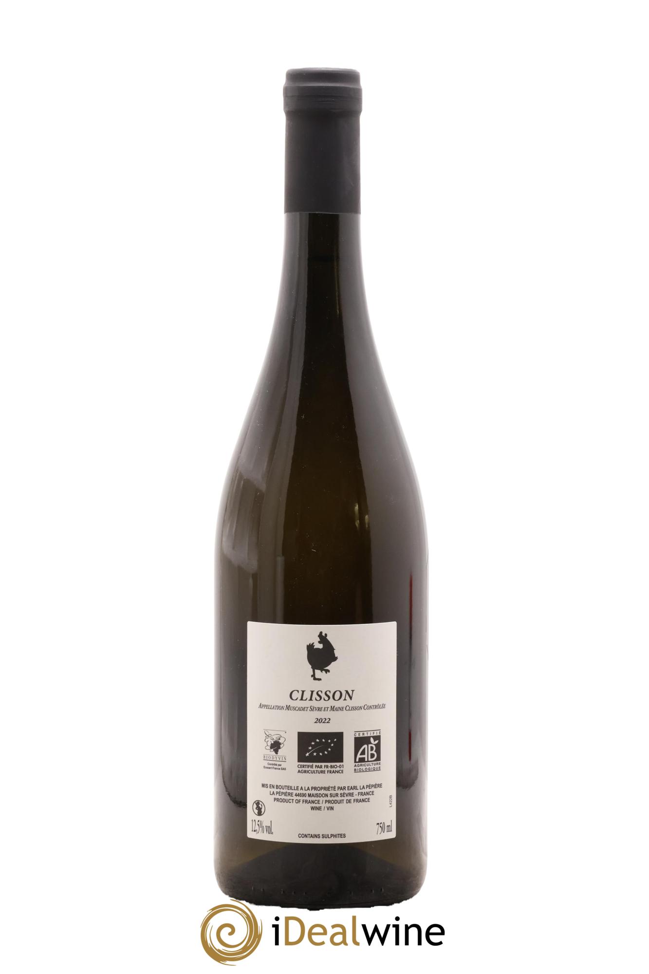 Muscadet-Sèvre-et-Maine Clisson Domaine De La Pépière 2022 - Lot de 1 bouteille - 1