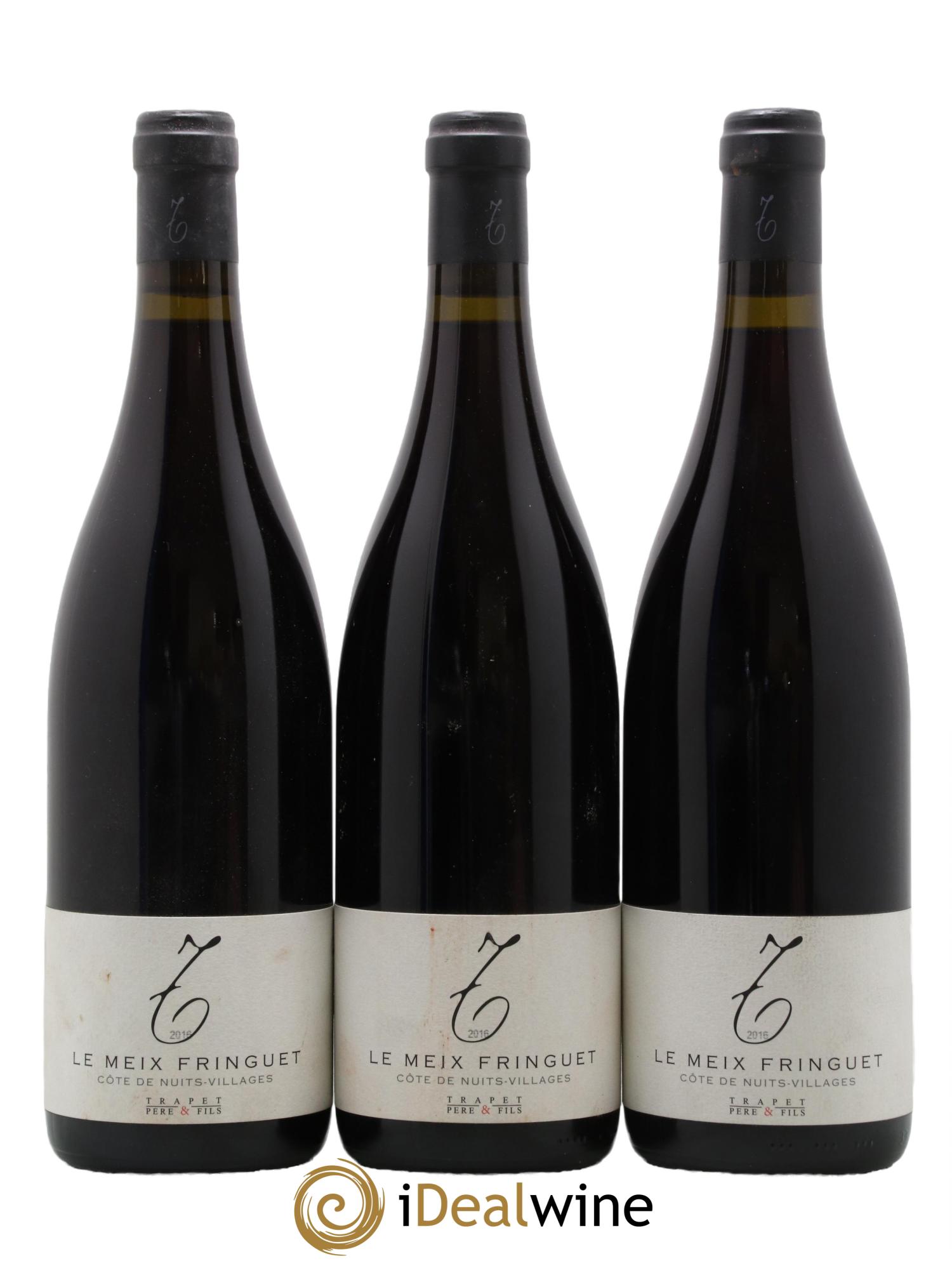 Côte de Nuits-Villages Le Meix Fringuet Domaine Trapet 2016 - Lot de 3 bouteilles - 0