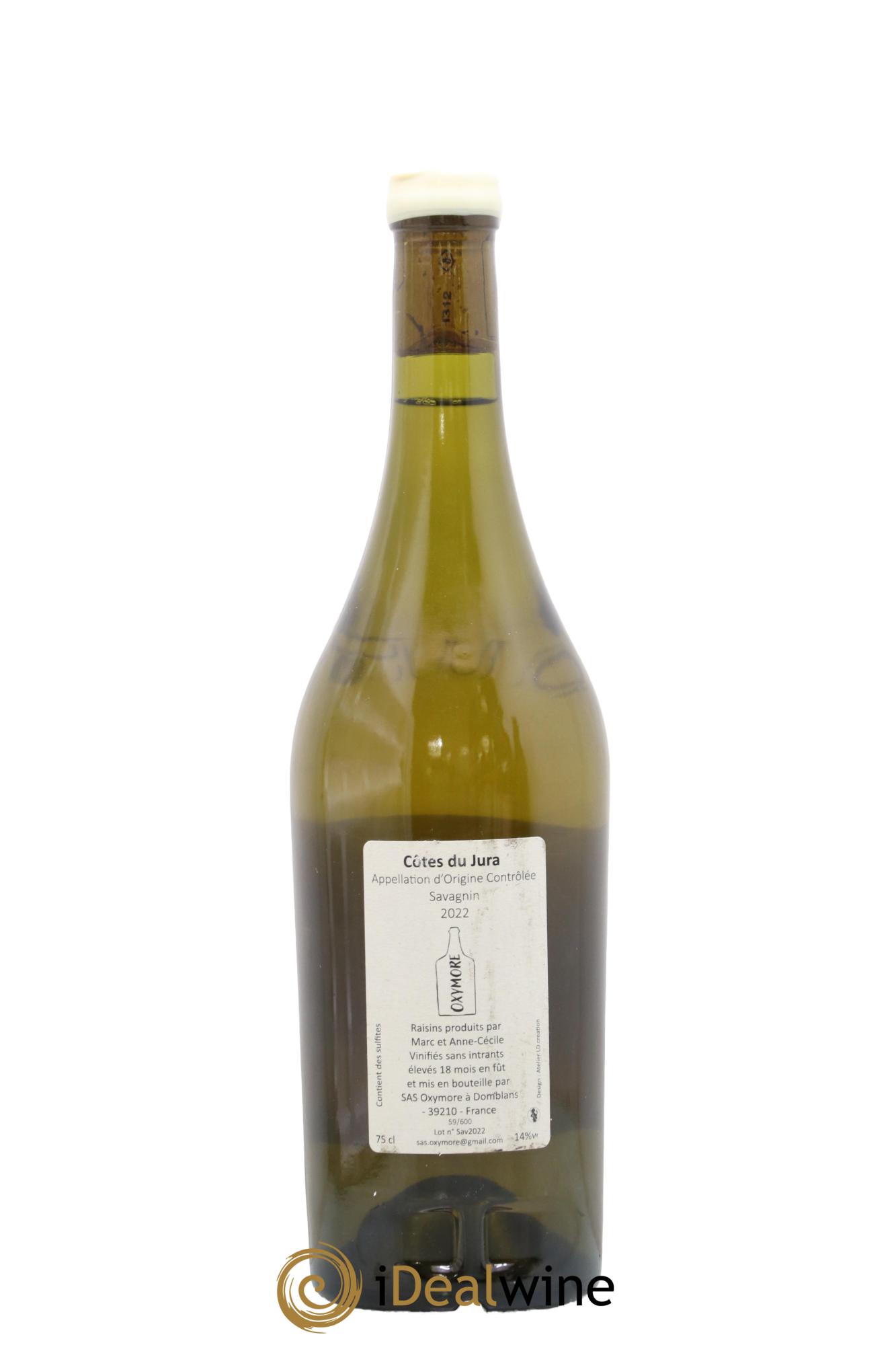 Côtes du Jura Savagnin Lente Cavalcade Oxymore 2022 - Lot of 1 bottle - 1