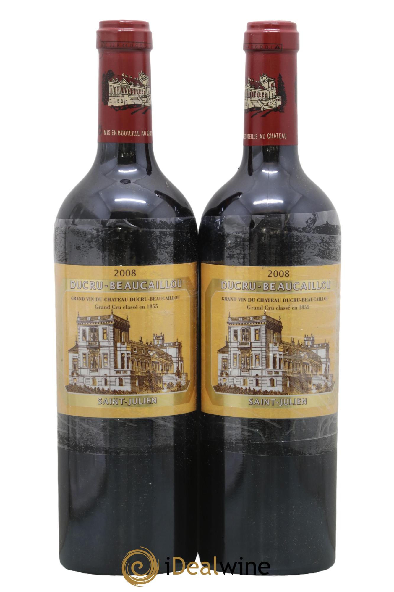 Château Ducru Beaucaillou 2ème Grand Cru Classé 2008 - Lot de 3 bouteilles - 0