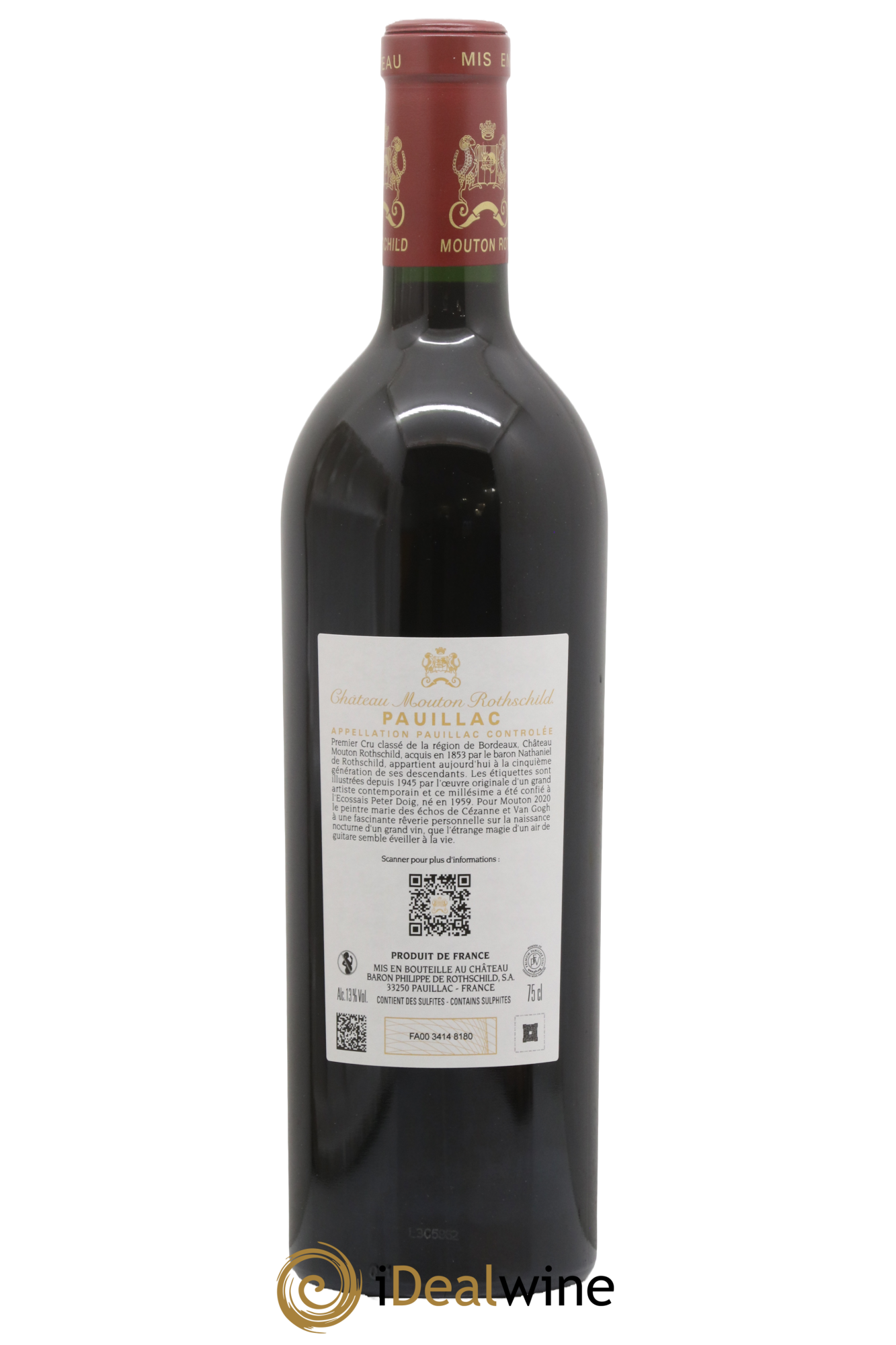 Château Mouton Rothschild 1er Grand Cru Classé 2020 - Lot of 1 bottle - 1