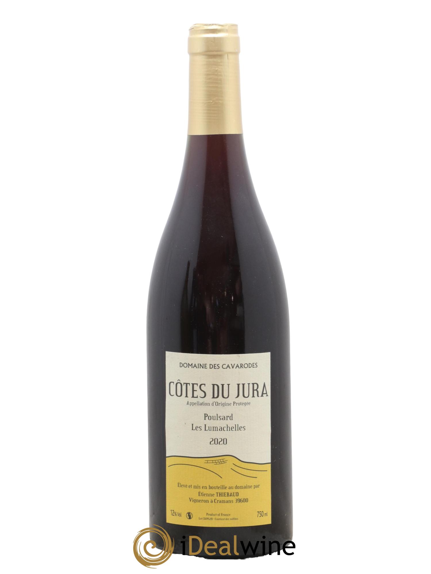 Côtes du Jura Poulsard Les Lumachelles Cavarodes (Domaine des) - Etienne Thiébaud 2020 - Lot of 1 bottle - 0