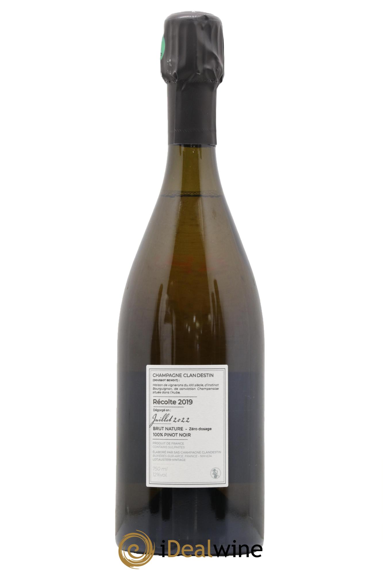 Austral Brut Nature Clandestin 2019 - Lot de 1 bouteille - 1