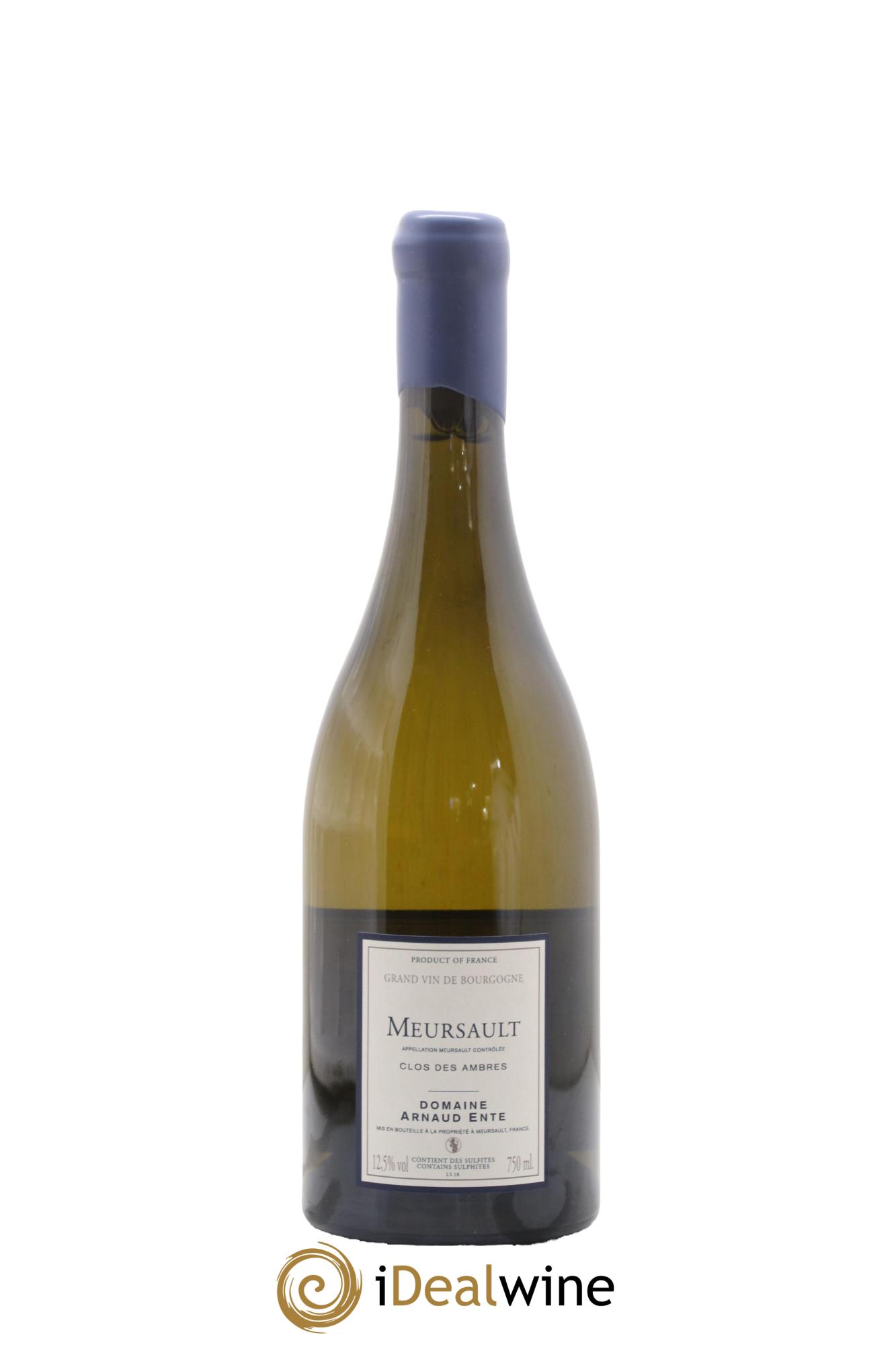 Meursault Clos des Ambres Arnaud Ente 2018 - Lot de 1 bouteille - 1