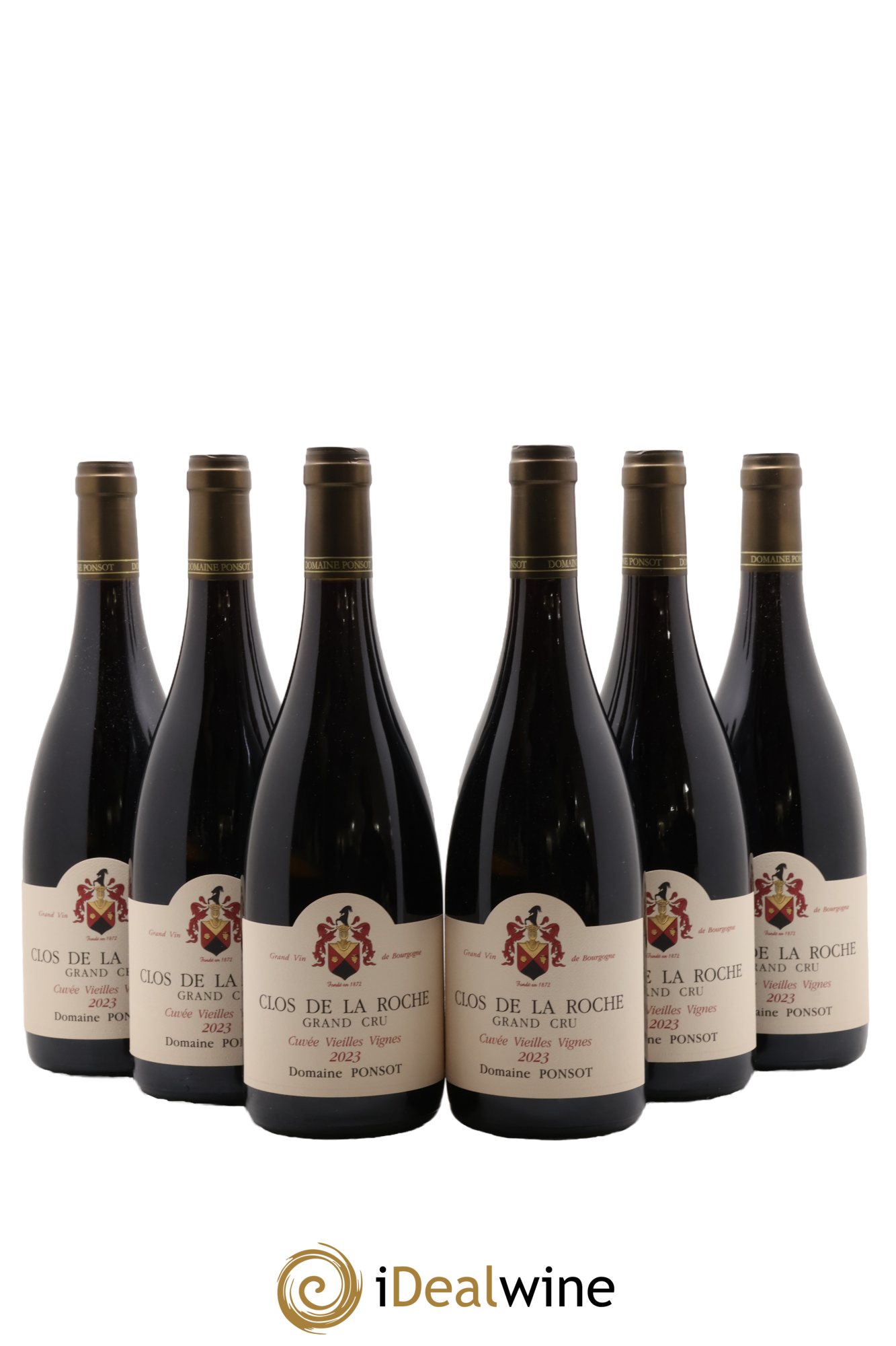 Clos de la Roche Grand Cru Vieilles Vignes Ponsot (Domaine) 2023 - Lot of 6 bottles - 0