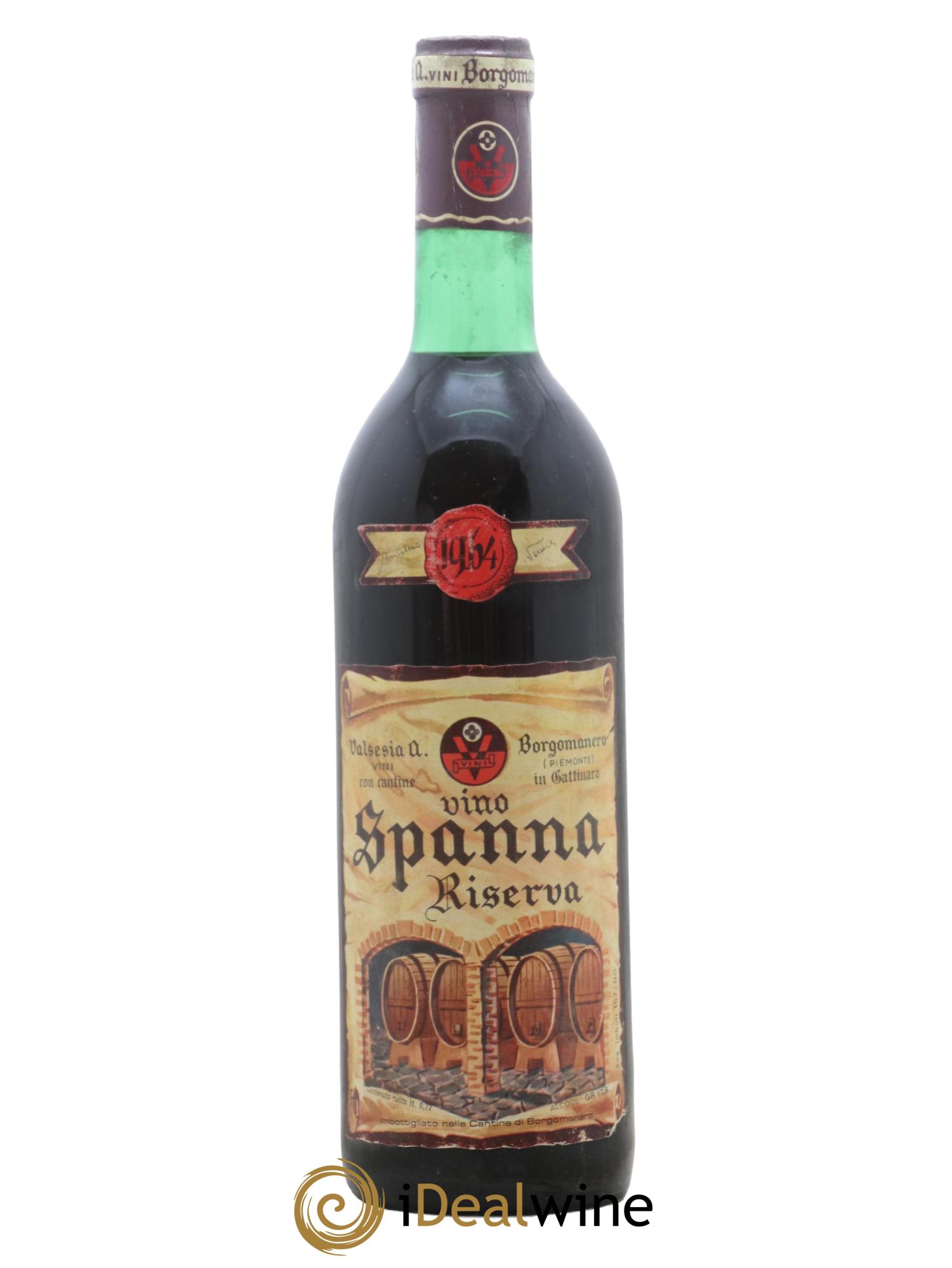 Italie Spanna Coste della Sesia Nervi Riserva Borgomanero 1964 - Lot de 1 bouteille - 0