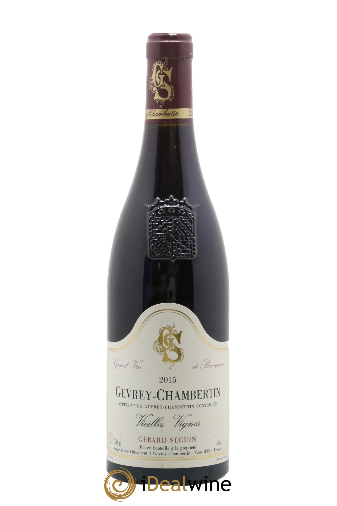 Gevrey-Chambertin Vieille Vignes Domaine Seguin 2015 - Lot de 1 bouteille - 0