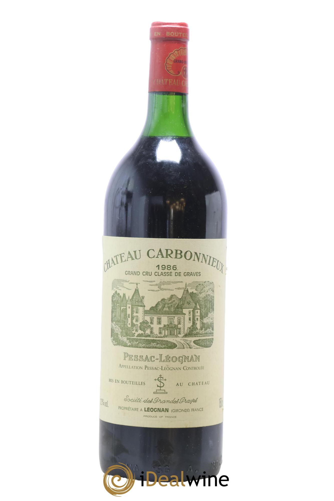 Château Carbonnieux Cru Classé de Graves 1986 - Lot de 1 magnum - 0