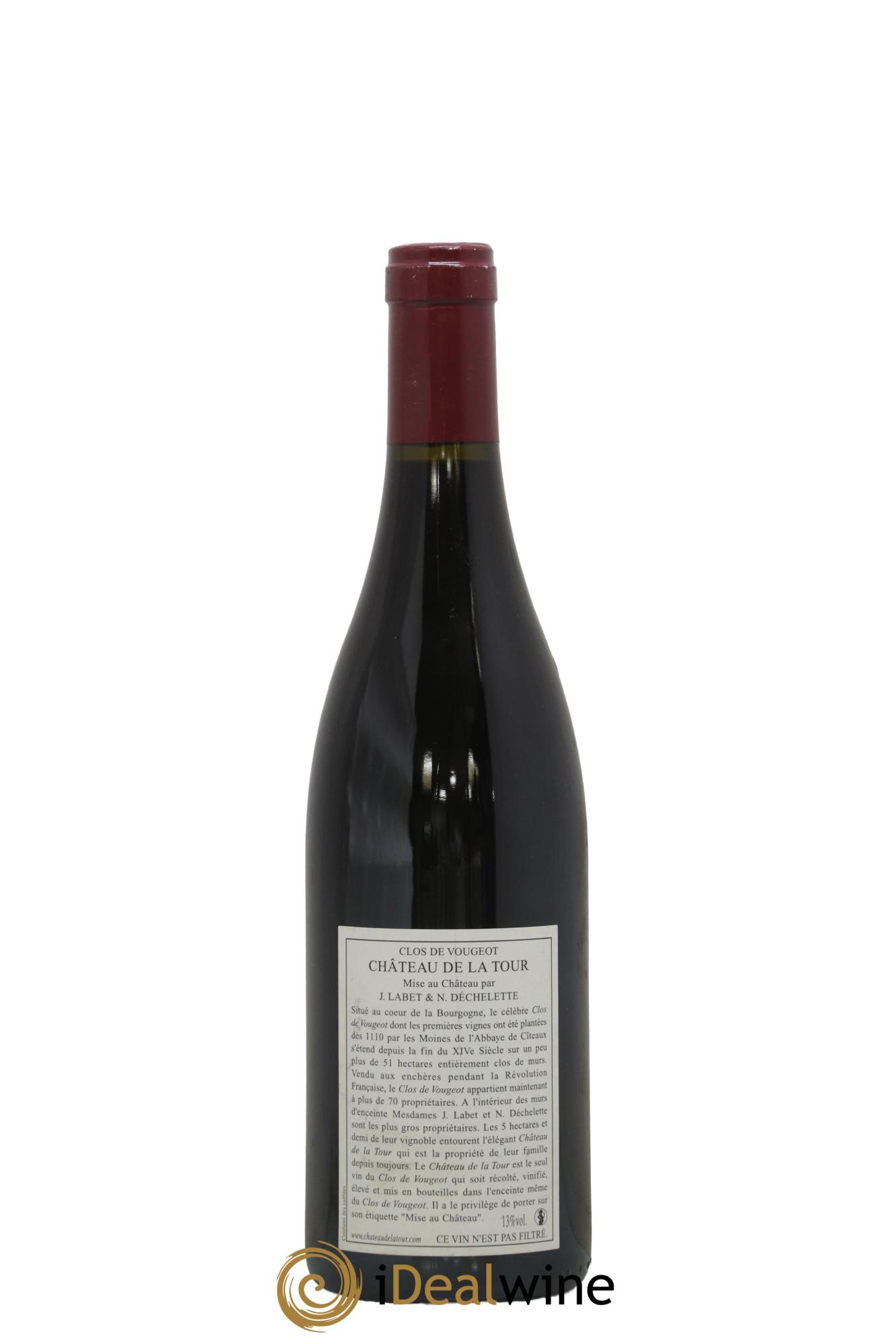 Clos de Vougeot Grand Cru Vieilles Vignes Château de La Tour 2006 - Lot of 1 bottle - 1