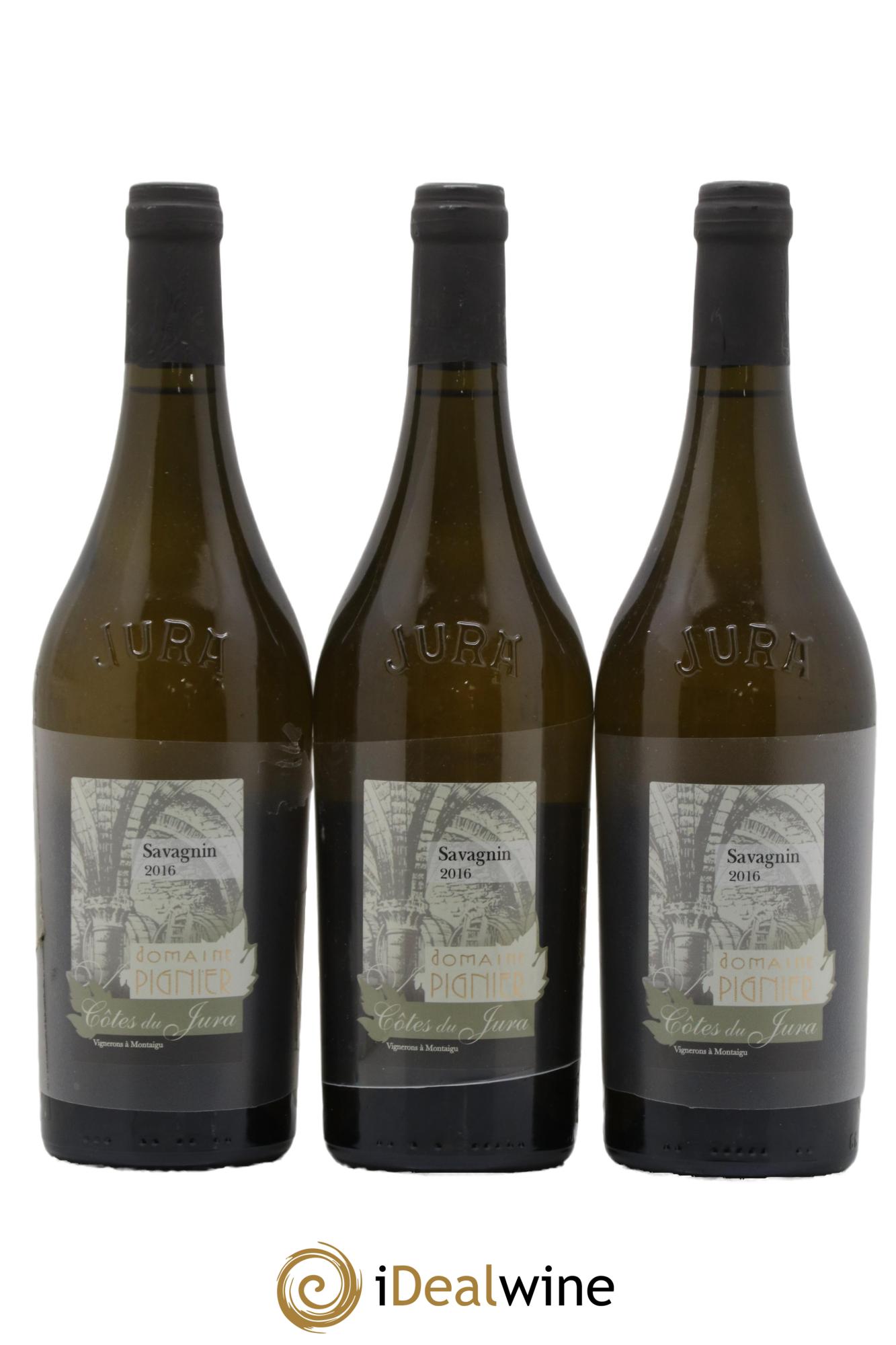 Côtes du Jura Savagnin Domaine Pignier 2016 - Posten von 3 Flaschen - 0