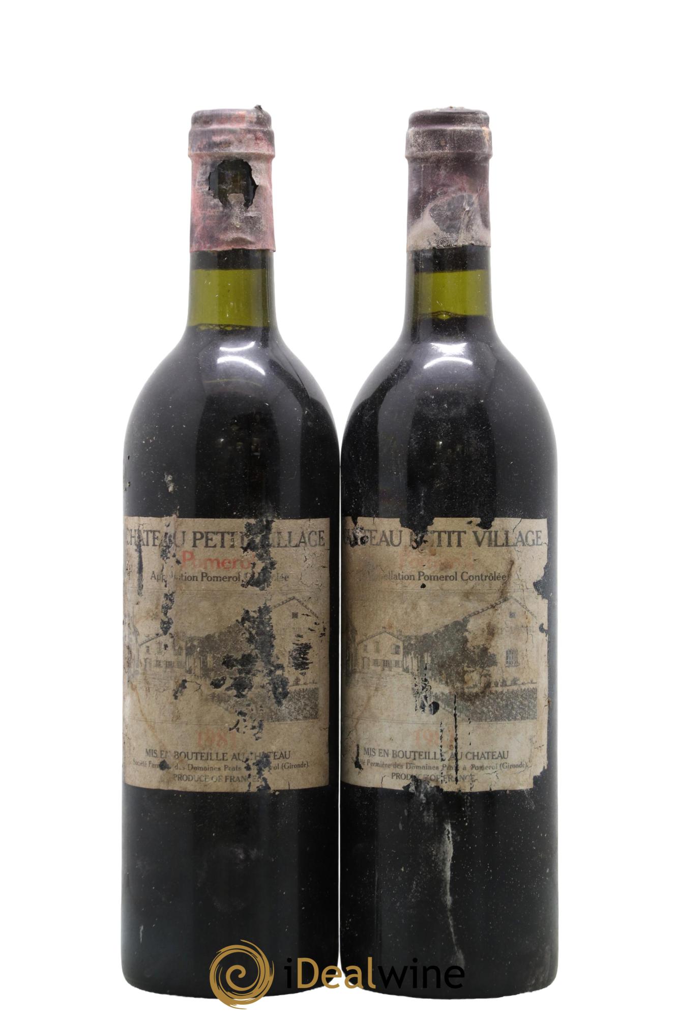 Château Petit Village 1981 - Posten von 2 Flaschen - 0