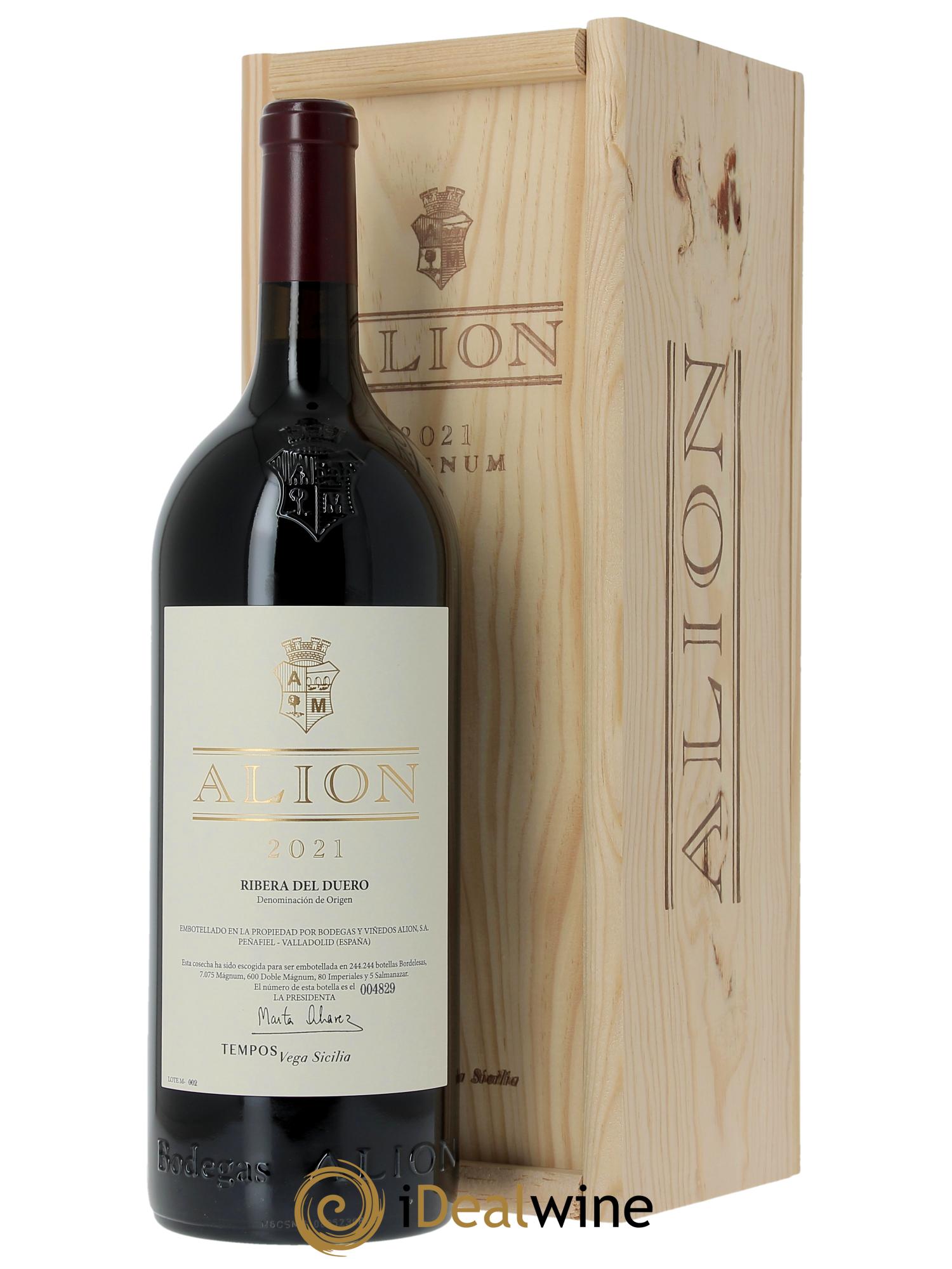 Ribera Del Duero DO Vega Sicilia Alion Famille Alvarez 2021 - Lot de 1 magnum - 0