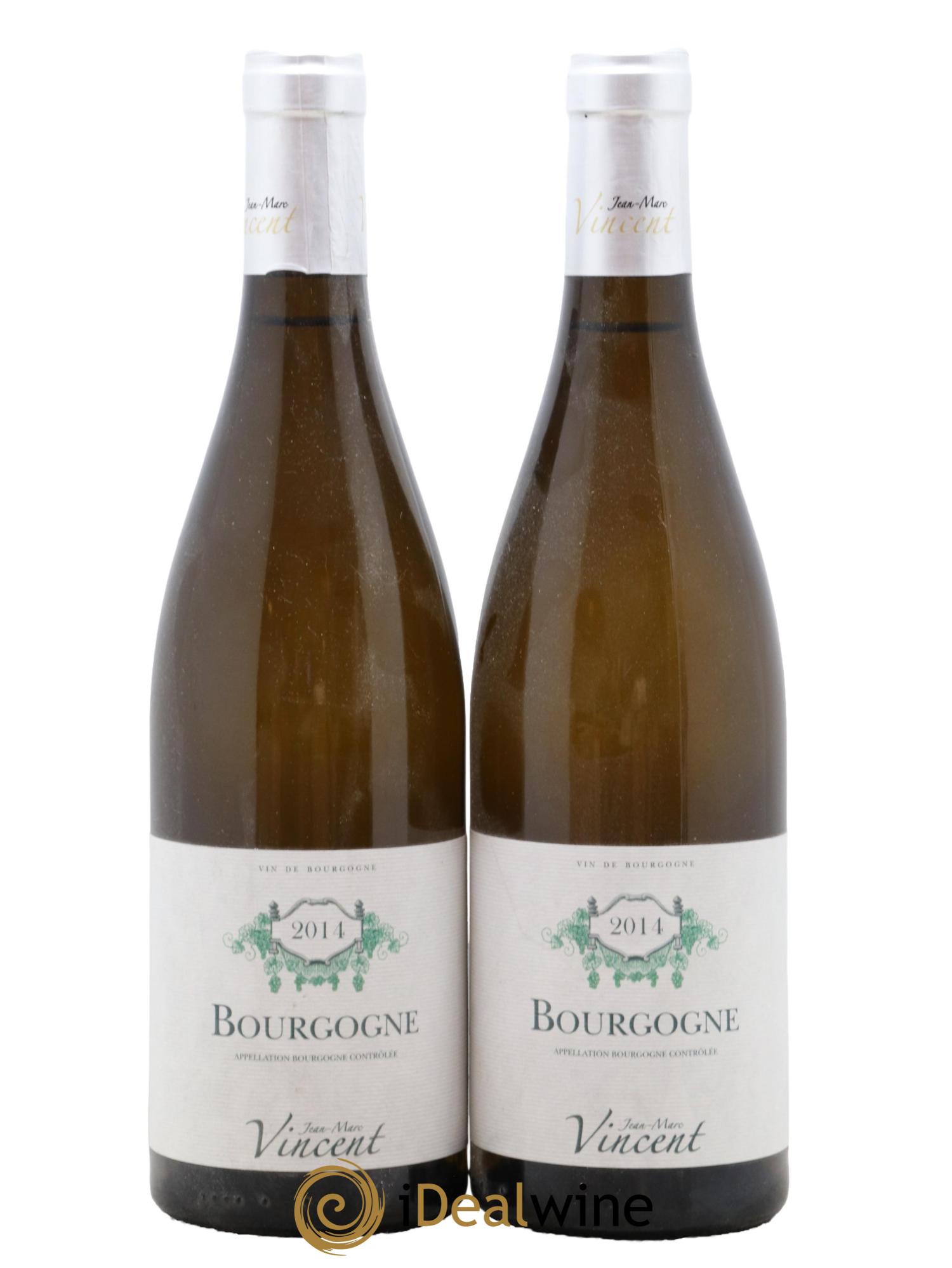 Bourgogne Chardonnay Jean-Marc Vincent (Domaine) 2014 - Lot de 2 bouteilles - 0