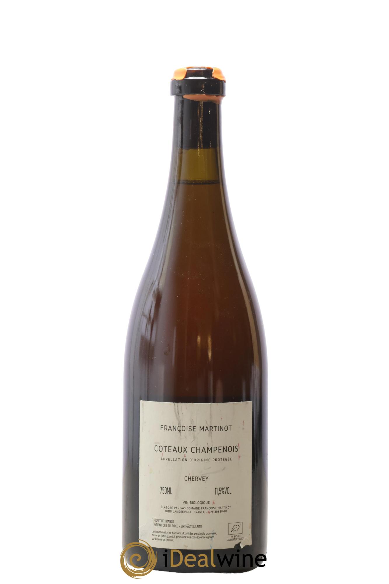 Coteaux Champenois Chervey Françoise Martinot 2021 - Lot de 1 bouteille - 1