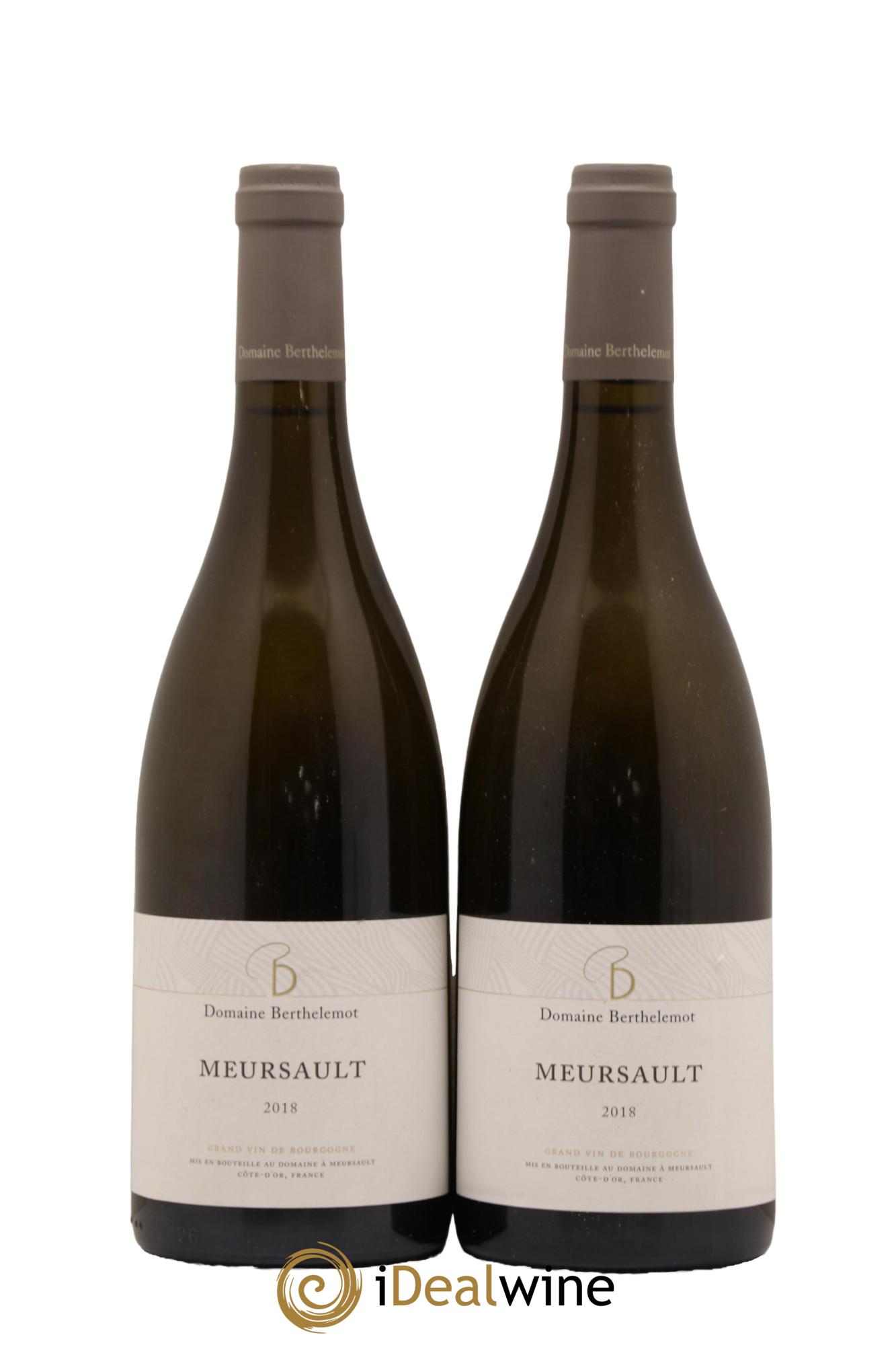 Meursault Domaine Berthelemot 2018 - Lot de 2 bouteilles - 0