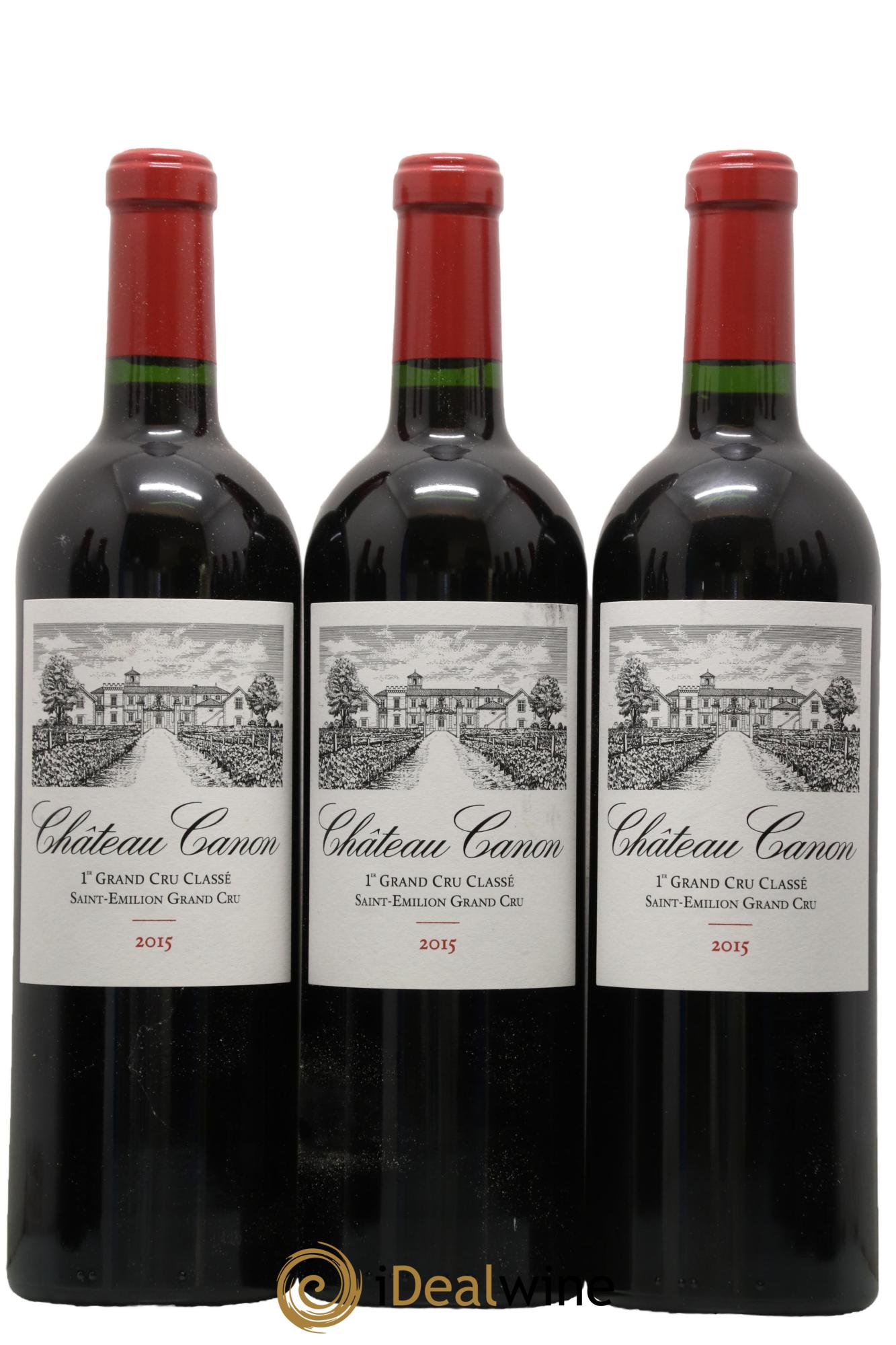 Château Canon 1er Grand Cru Classé B 2015 - Lot of 12 bottles - 3