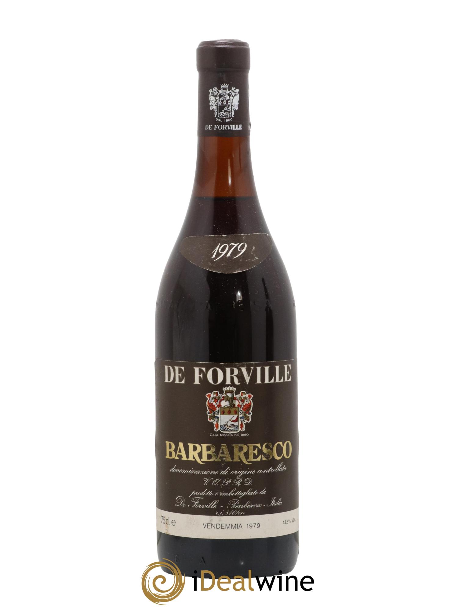 Barbaresco DOCG de Forville 1979 - Lot de 1 bouteille - 0