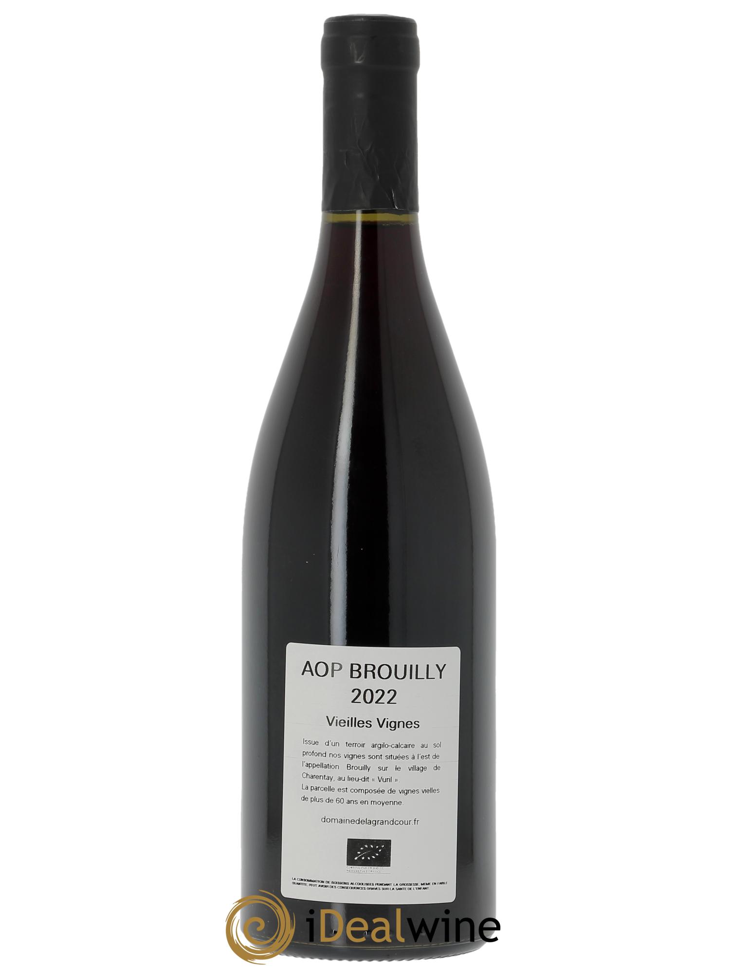 Brouilly Vieilles Vignes Grand'cour (Domaine de la) - Jean-Louis Dutraive 2022 - Lot of 1 bottle - 1