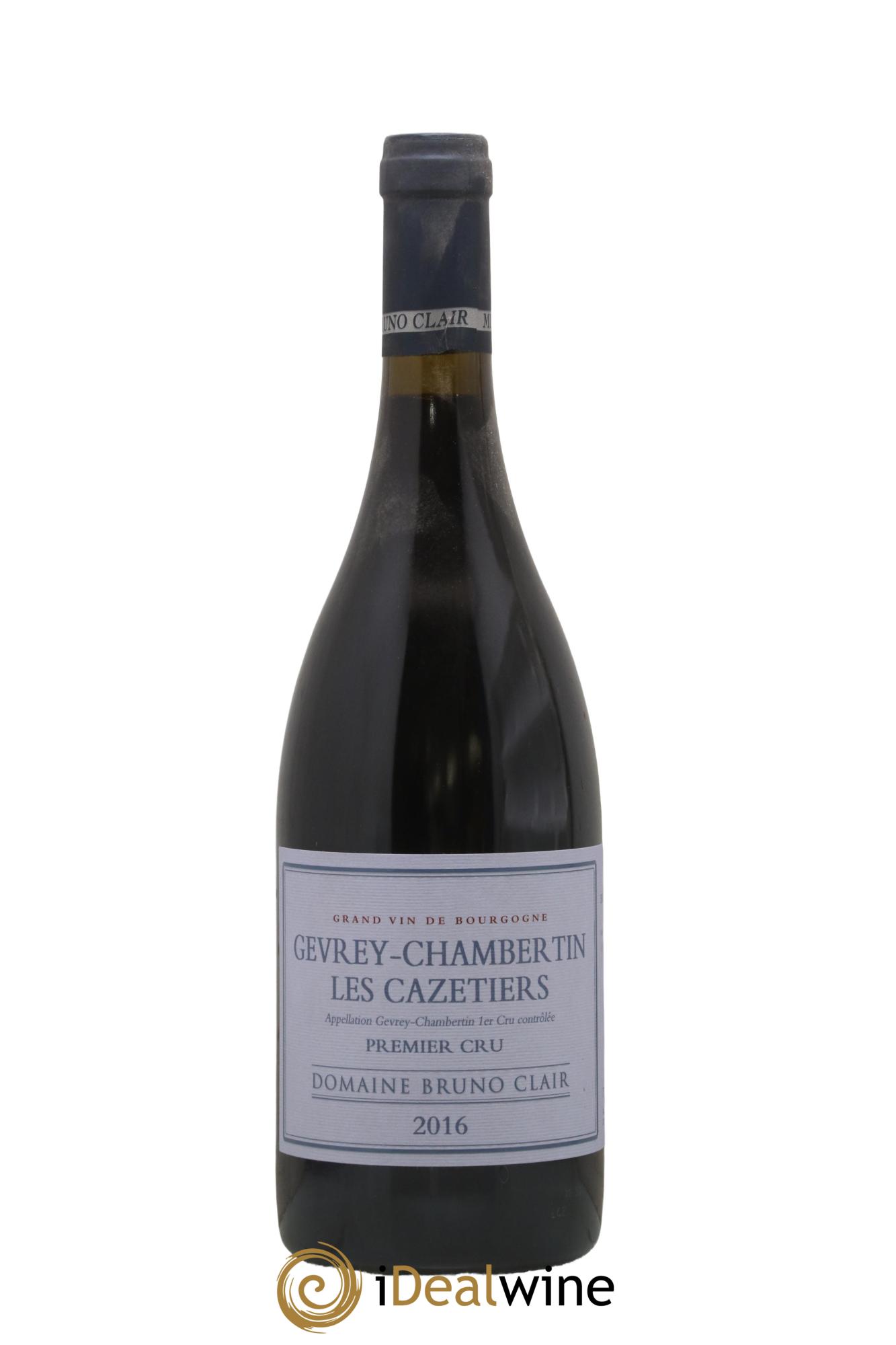 Gevrey-Chambertin 1er Cru Les Cazetiers Bruno Clair (Domaine) 2016 - Lotto di 1 bottiglia - 0