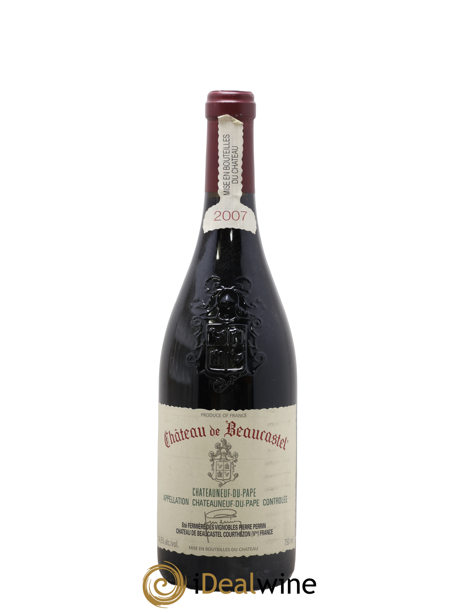 Châteauneuf-du-Pape Château de Beaucastel Famille Perrin 2007 - Lot of 1 bottle - 0