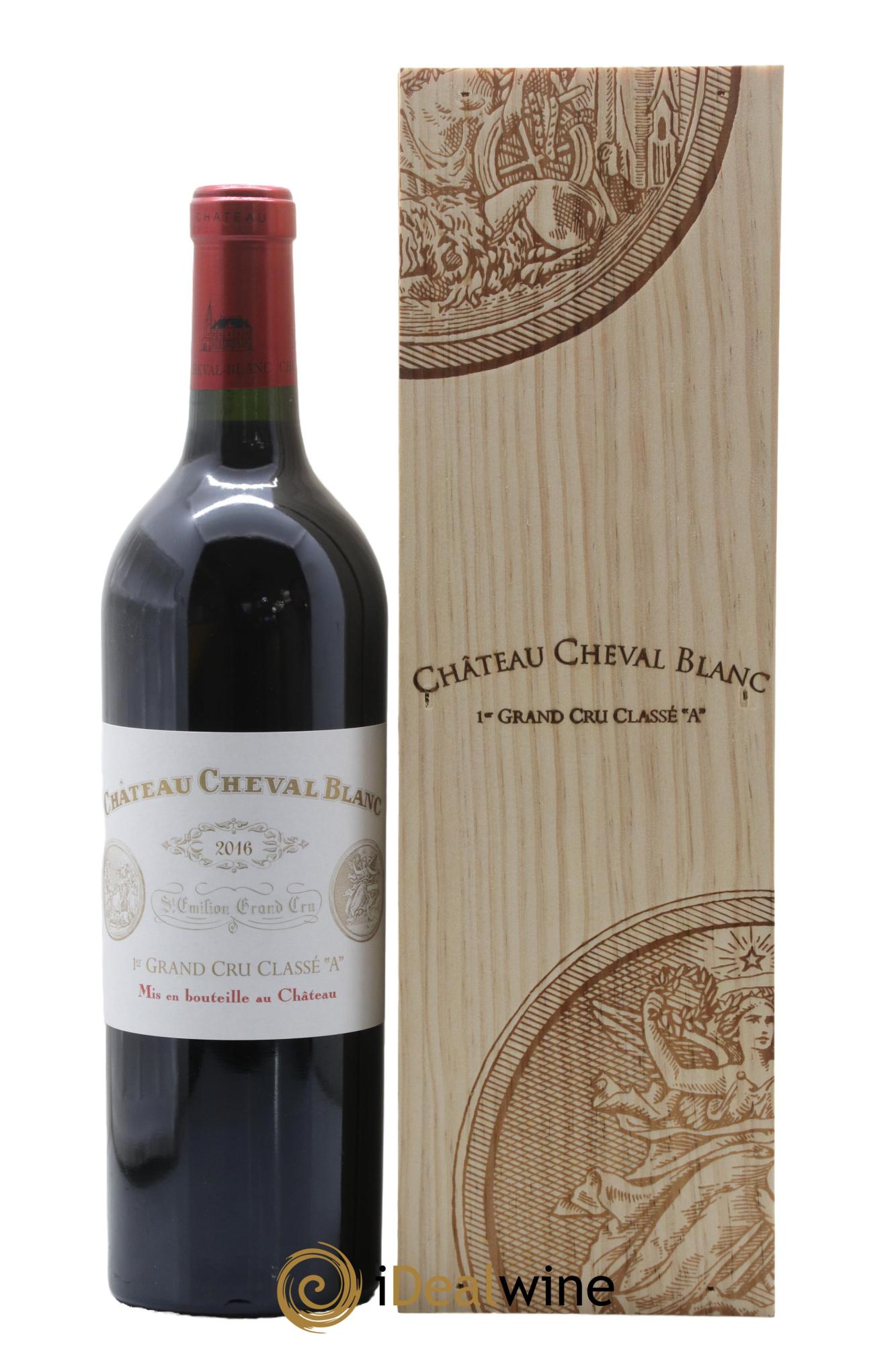 Château Cheval Blanc 1er Grand Cru Classé A 2016 - Lot de 1 bouteille - 0
