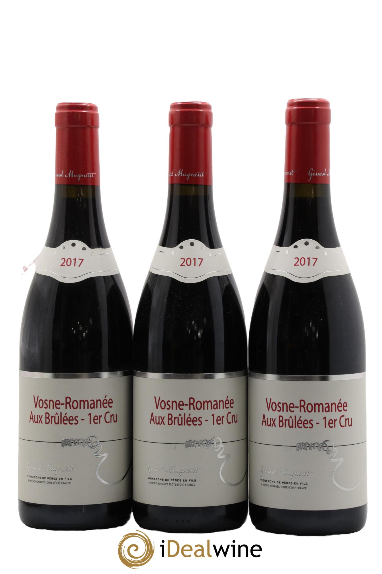 Vosne-Romanée 1er Cru Les Brulées Gérard Mugneret 2017 - Lot de 3 bouteilles - 0