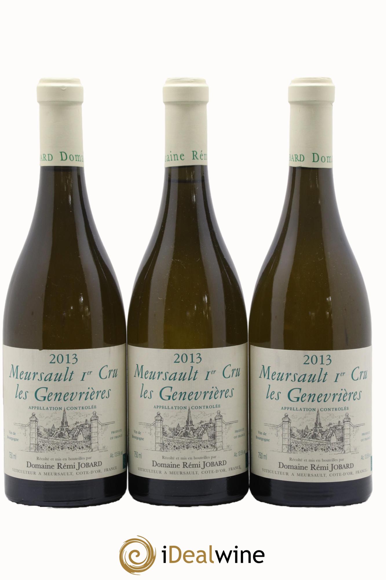 Meursault 1er Cru Les Genevrières Rémi Jobard (Domaine) 2013 - Lot de 3 bouteilles - 0