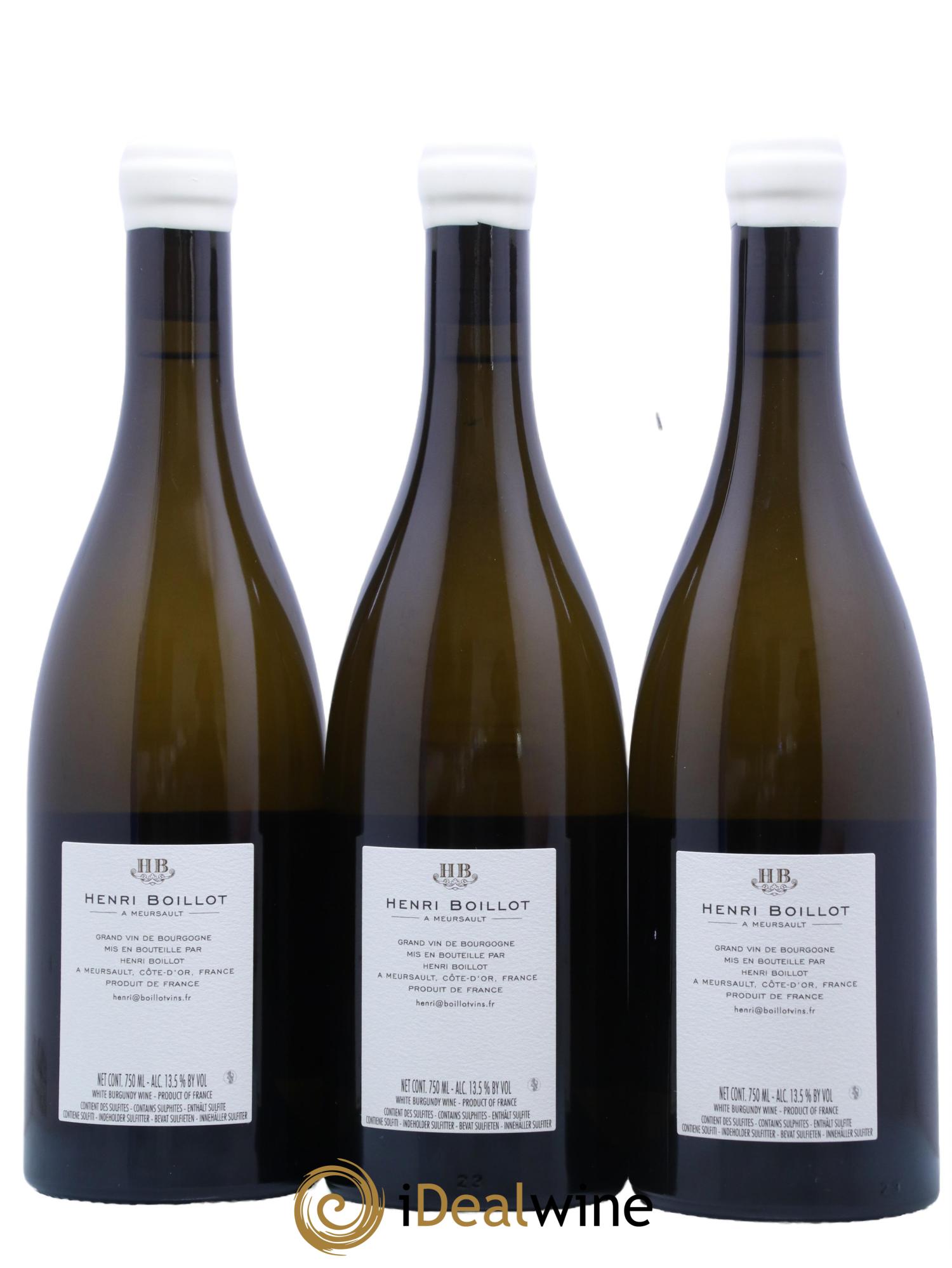 Meursault 1er Cru Les Genevrières Henri Boillot (Domaine) 2021 - Lot de 3 bouteilles - 1