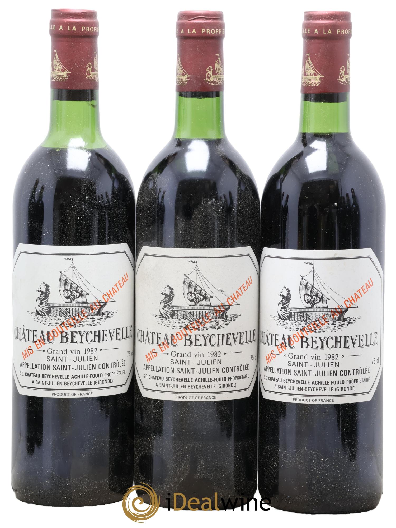 Château Beychevelle 4ème Grand Cru Classé 1982 - Lotto di 12 bottiglie - 2