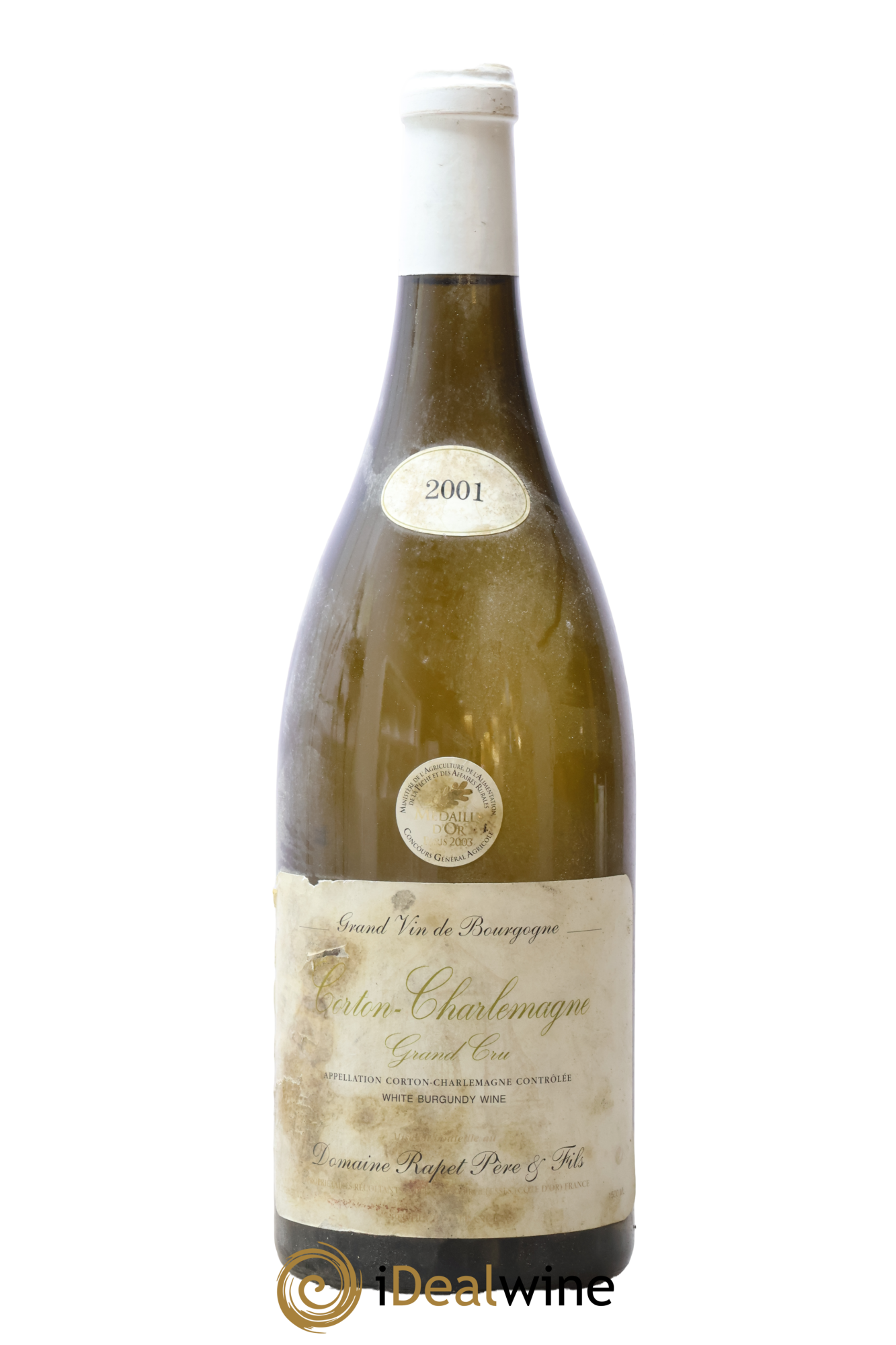 Corton-Charlemagne Grand Cru Rapet Père & Fils 2001 - Lot de 1 magnum - 0