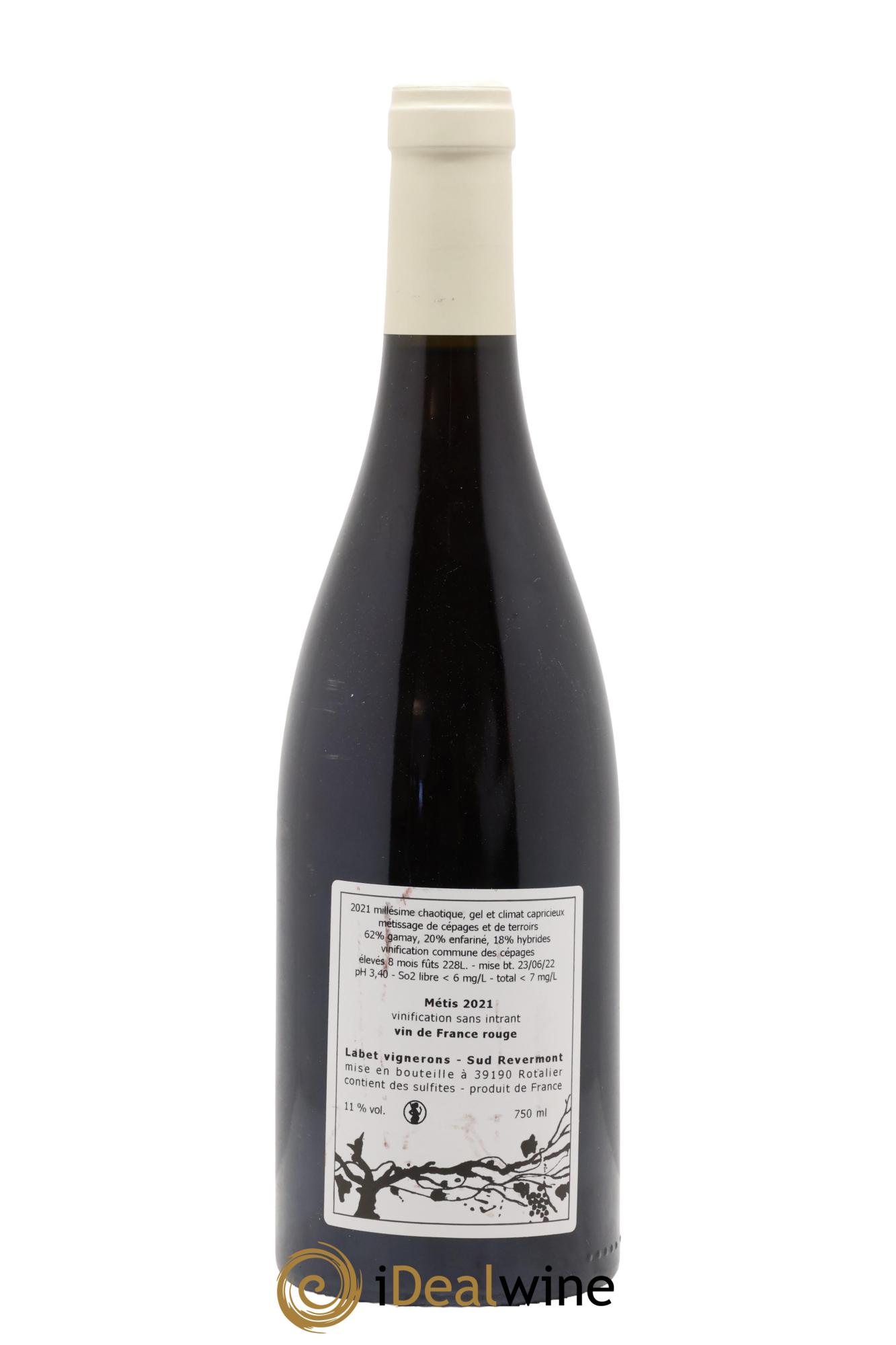 Vin de France Métis Romain - Julien - Charline Labet 2021 - Posten von 1 Flasche - 1