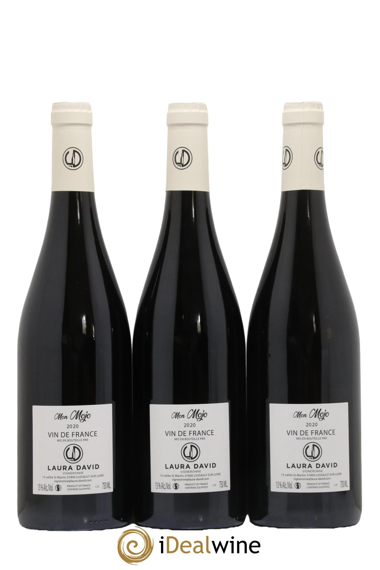 Vin de France Mon Mojo Domaine Laura David 2020 - Lot de 3 bouteilles - 1