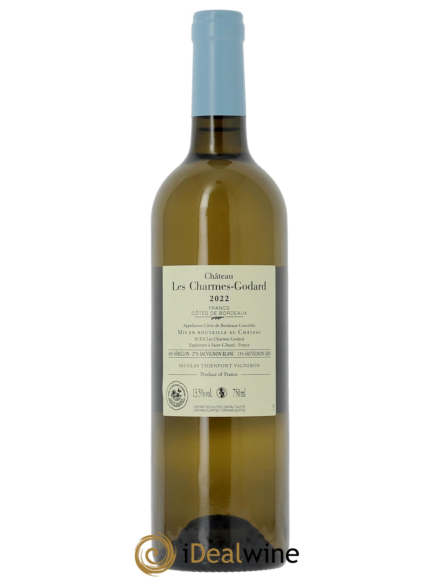 Château Les Charmes-Godard 2022 - Lotto di 1 bottiglia - 1
