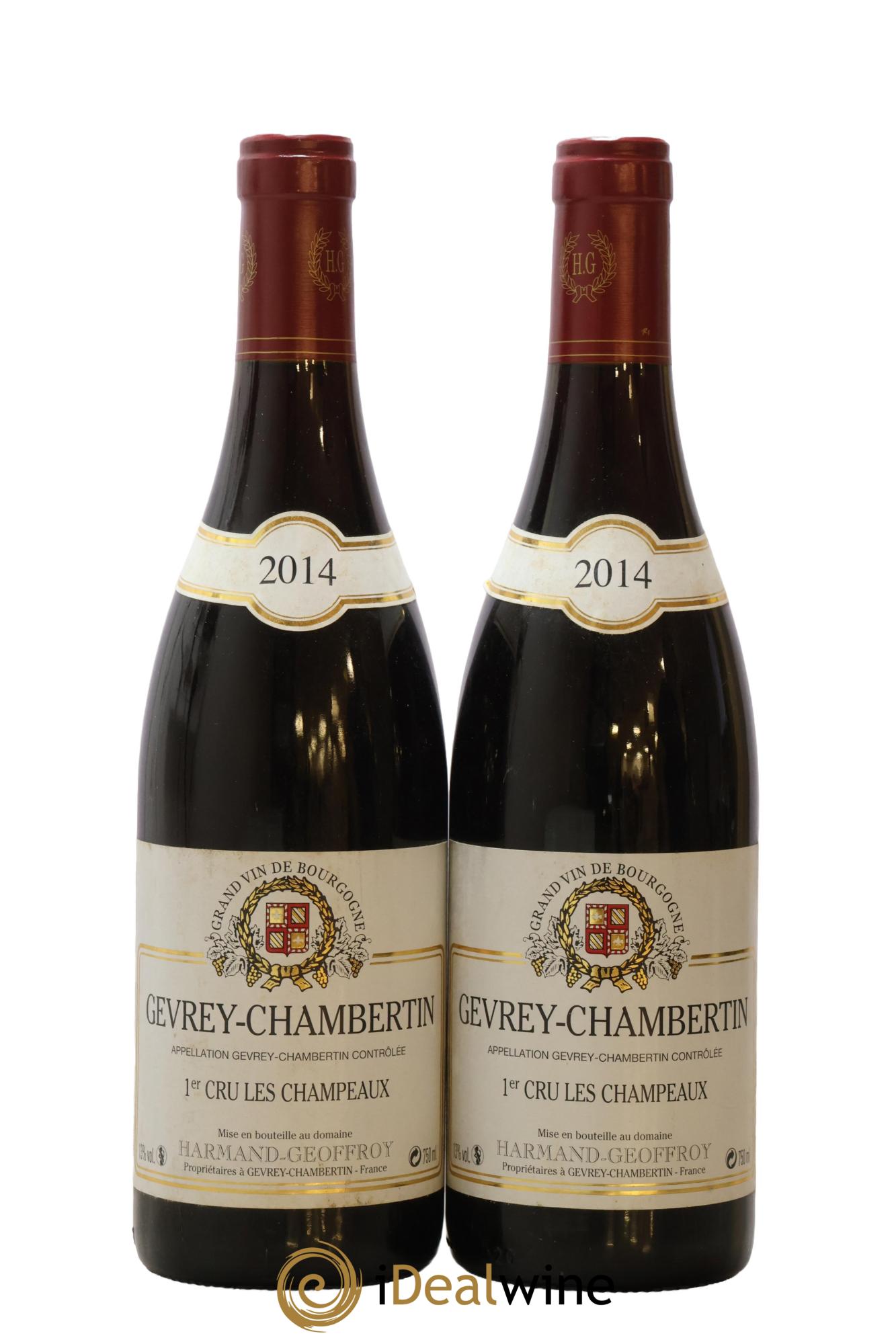 Gevrey-Chambertin 1er Cru Les Champeaux Harmand-Geoffroy (Domaine) 2014 - Lot de 2 bouteilles - 0