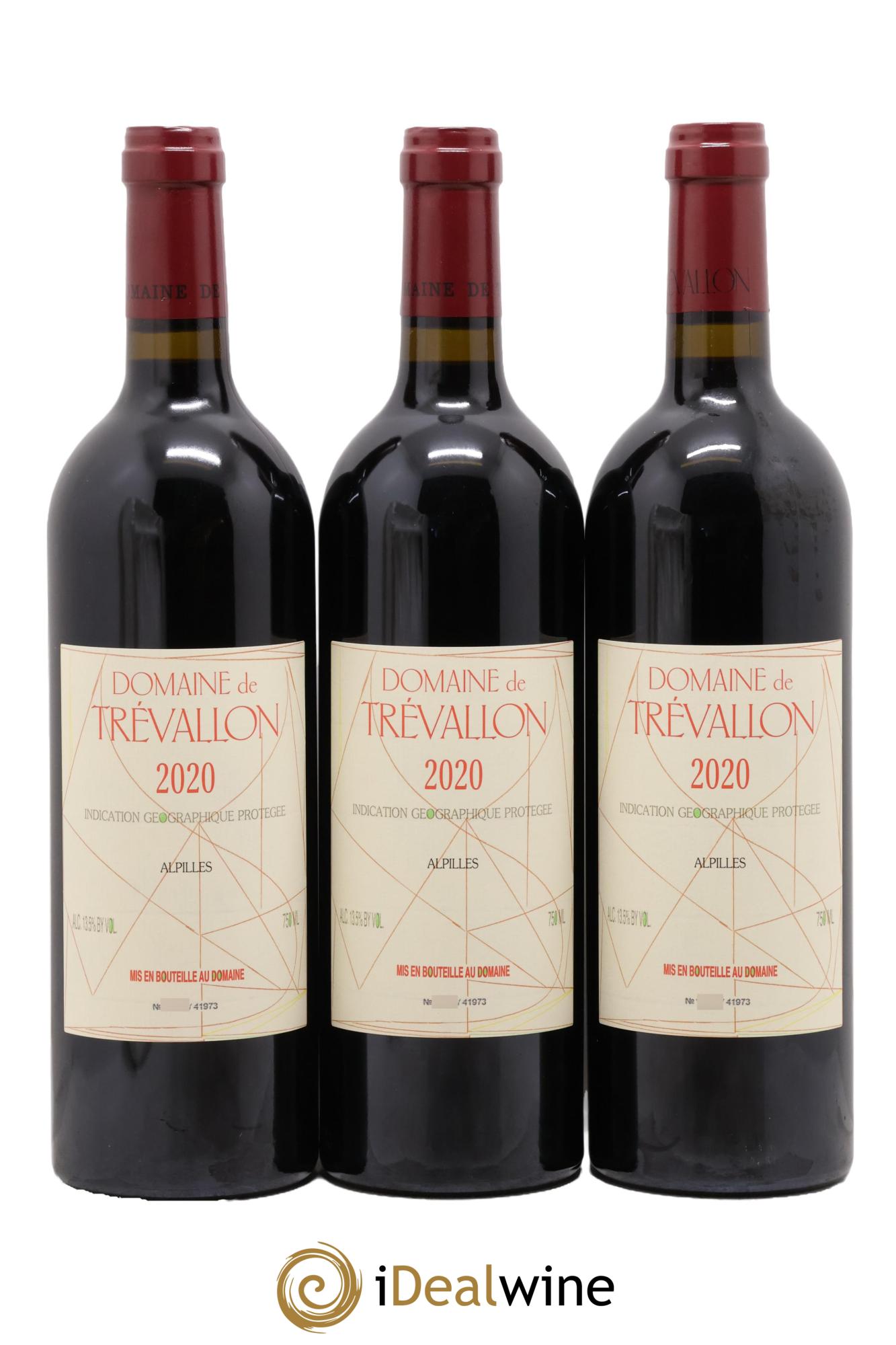 Alpilles Trévallon (Domaine de) Eloi Dürrbach 2020 - Lot of 3 bottles - 0