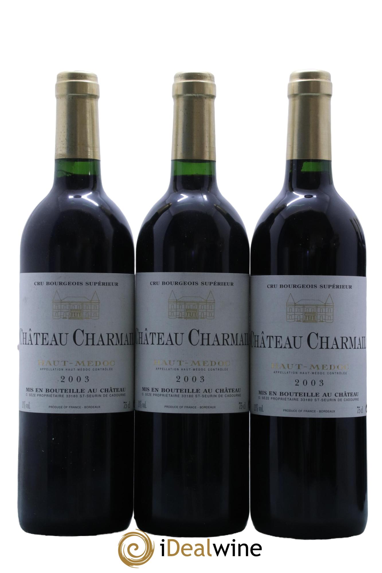Château Charmail Cru Bourgeois 2003 - Lot de 12 bouteilles - 3