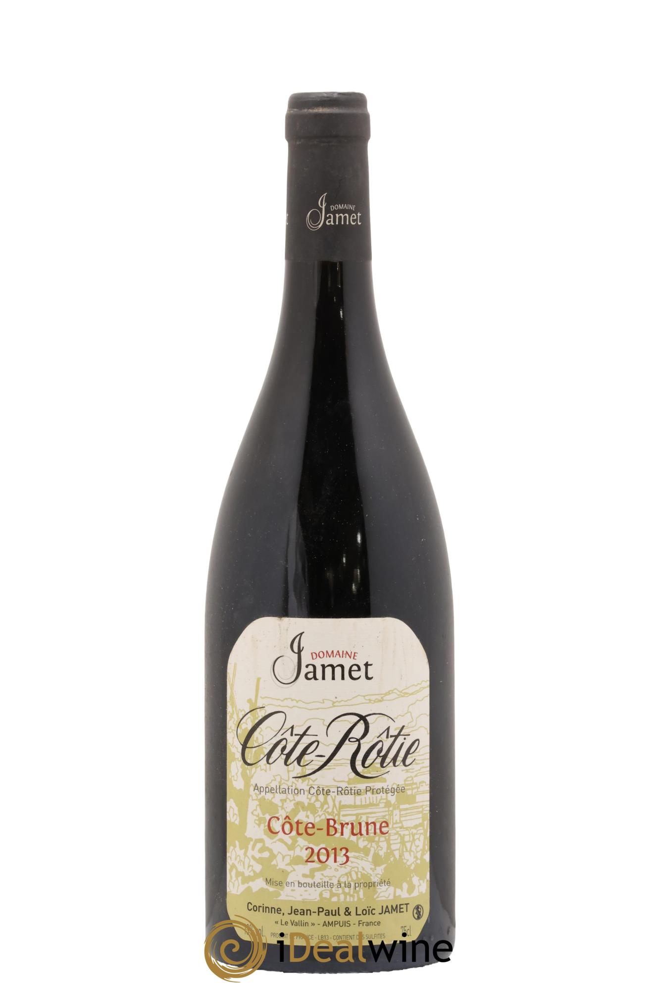 Côte-Rôtie Côte Brune Jamet (Domaine) 2013 - Lot of 1 bottle - 0