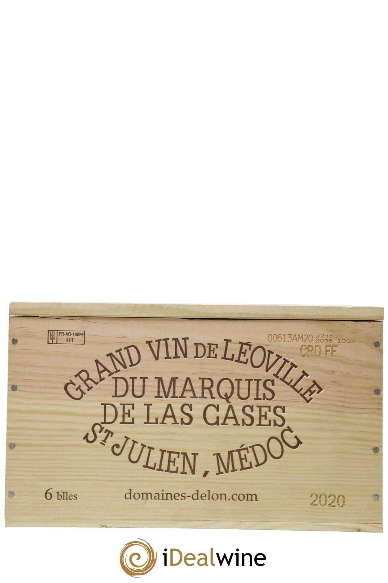 Château Léoville Las Cases 2ème Grand Cru Classé 2020 - Lot de 6 bouteilles - 5