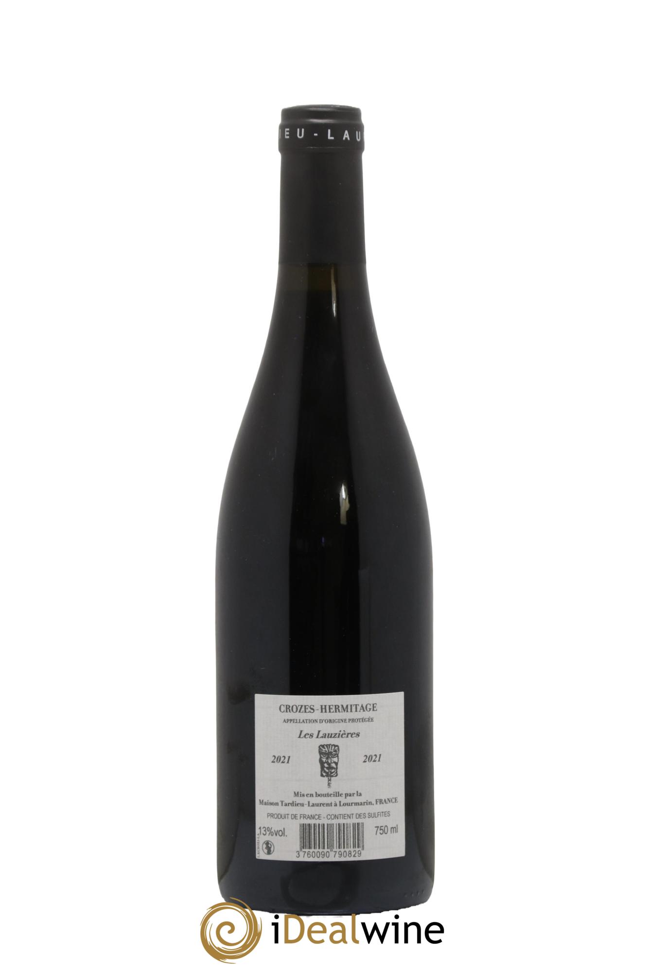 Crozes-Hermitage Les Lauzières Domaine Tardieu 2021 - Lot de 1 bouteille - 1