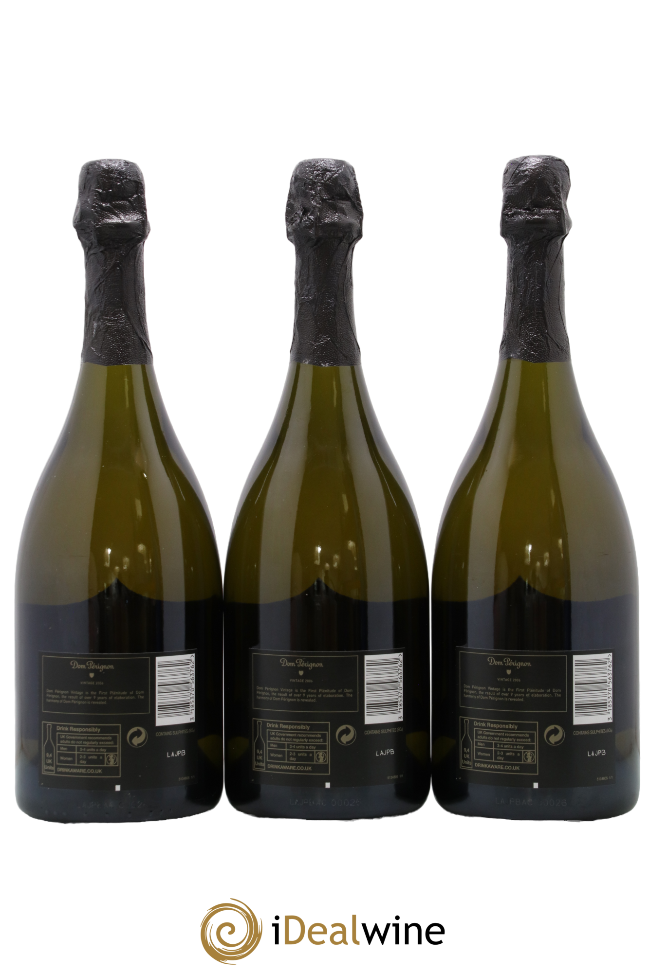 Brut Dom Pérignon 2006 - Lot of 3 bottles - 1