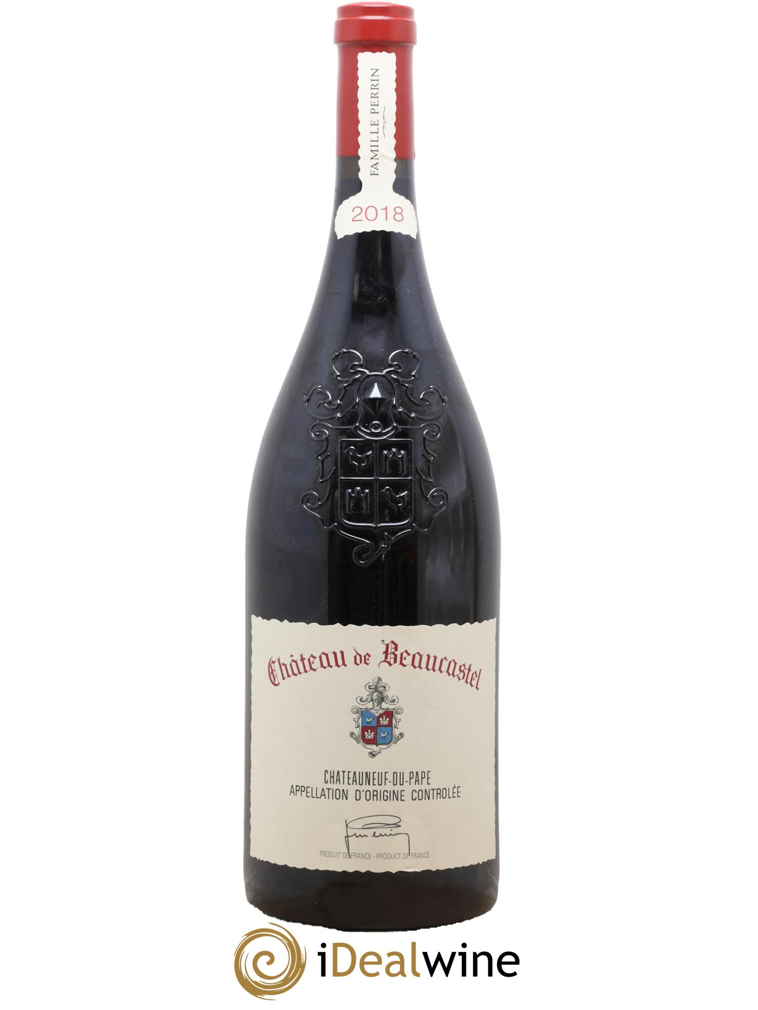 Châteauneuf-du-Pape Château de Beaucastel Famille Perrin 2018 - Lot de 1 magnum - 0