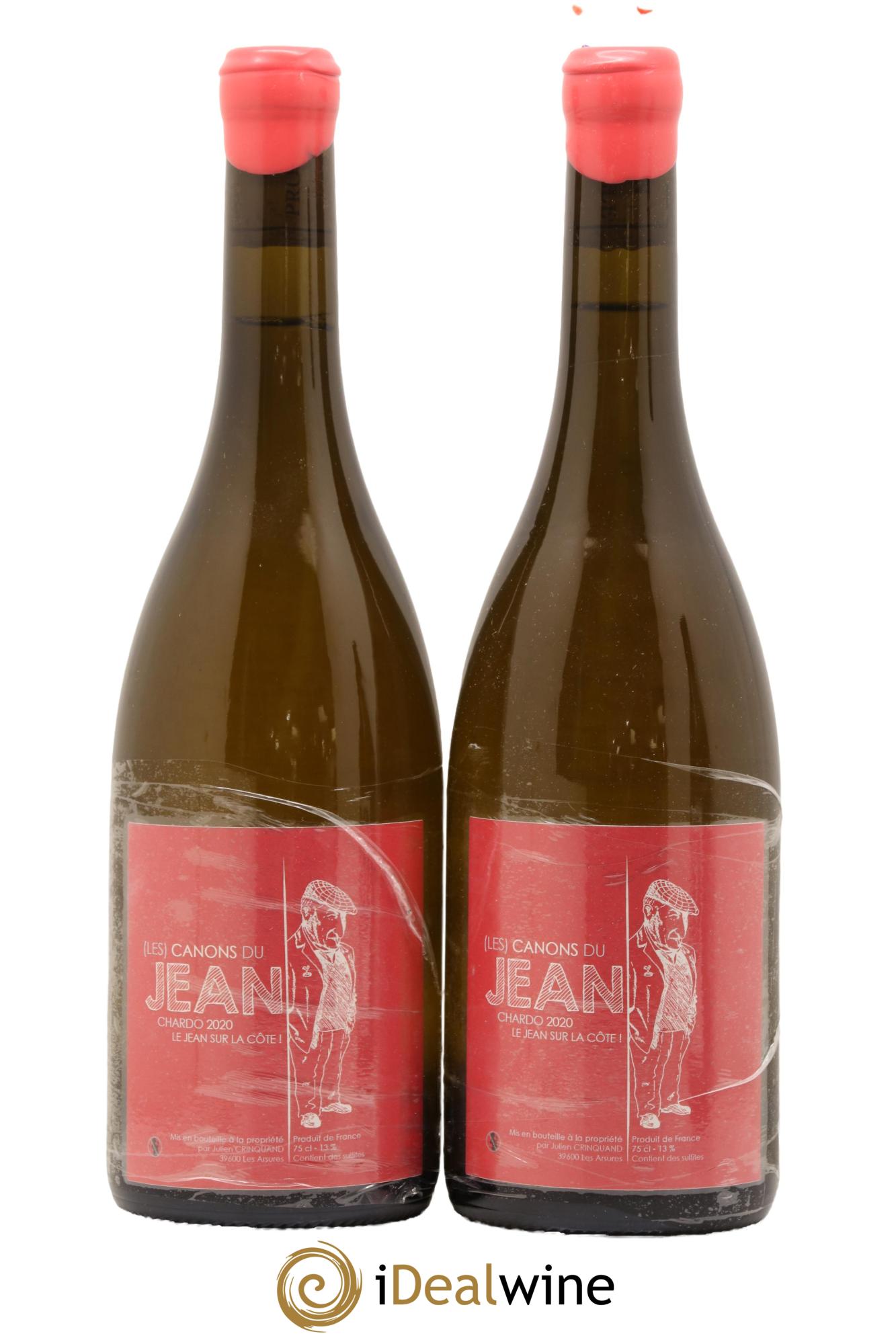 Vin de France Le Jean sur la Cote Les Canons du Jean Domaine Julien Crinquand 2020 - Lot de 2 bouteilles - 0