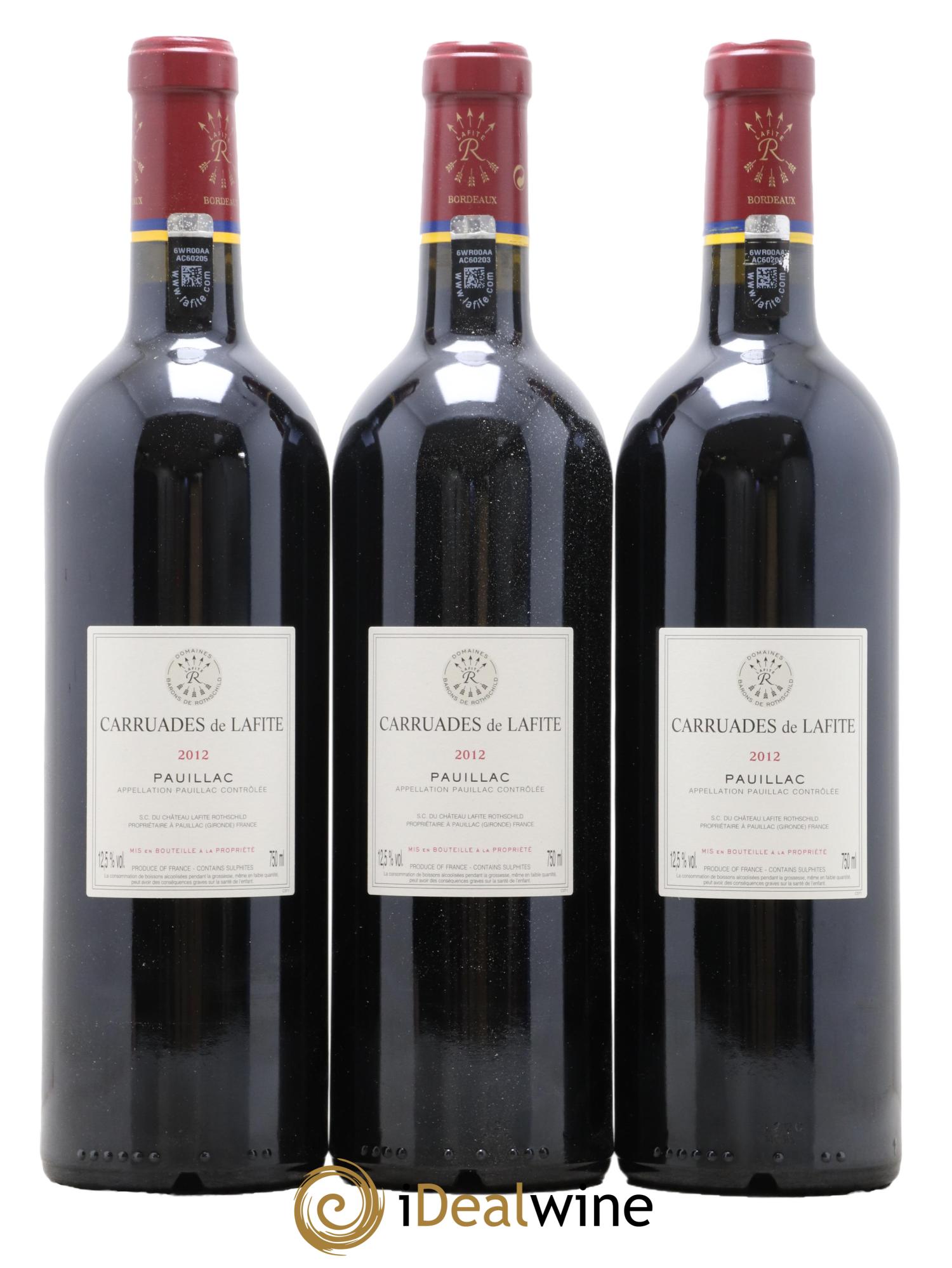 Carruades de Lafite Rothschild Second Vin 2012 - Lotto di 6 bottiglie - 5