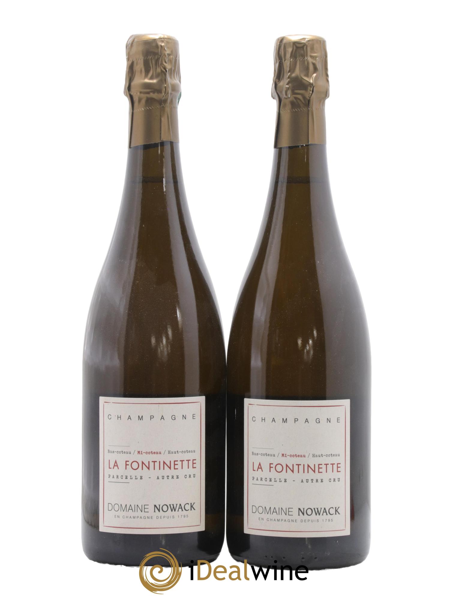 Champagne La Fontinette Nowack 2018 - Lot de 2 bouteilles - 0