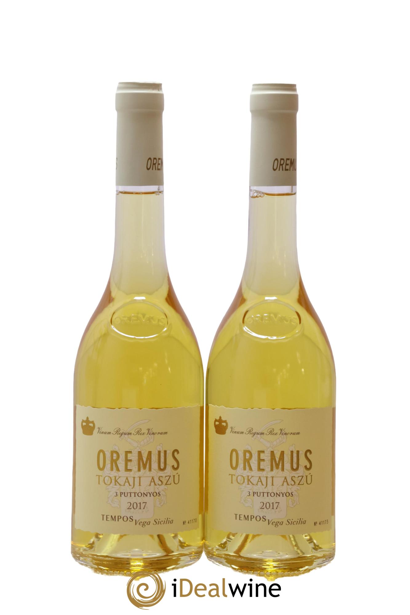 Tokaj Aszu 3 Puttonyos Oremus by Vega Sicilia 2017 - Lot de 2 format 50cls - 0